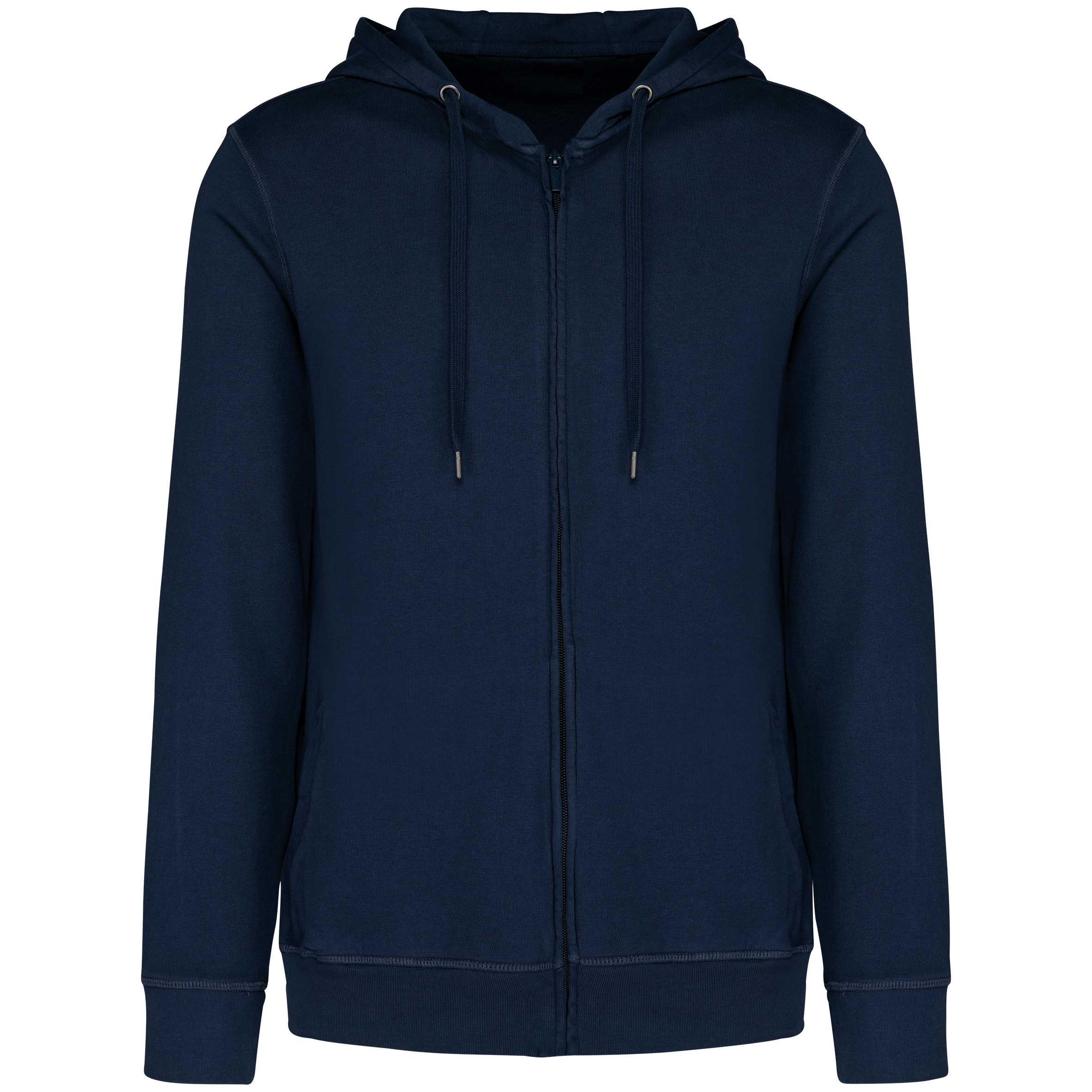 Sweat-shirt écoresponsable zippé à capuche French Terry unisexe - Image 18