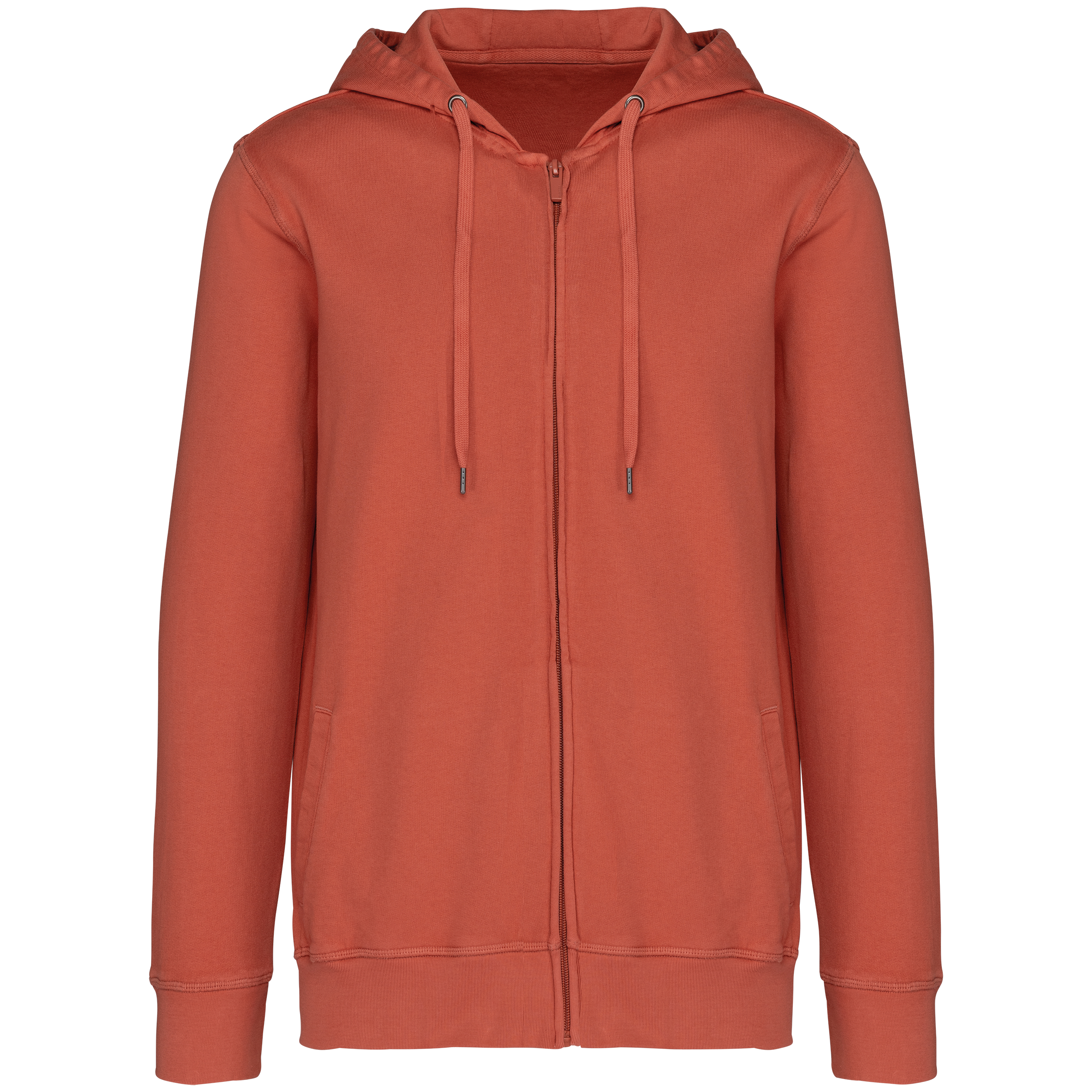 Sweat-shirt écoresponsable zippé à capuche French Terry unisexe - Image 24