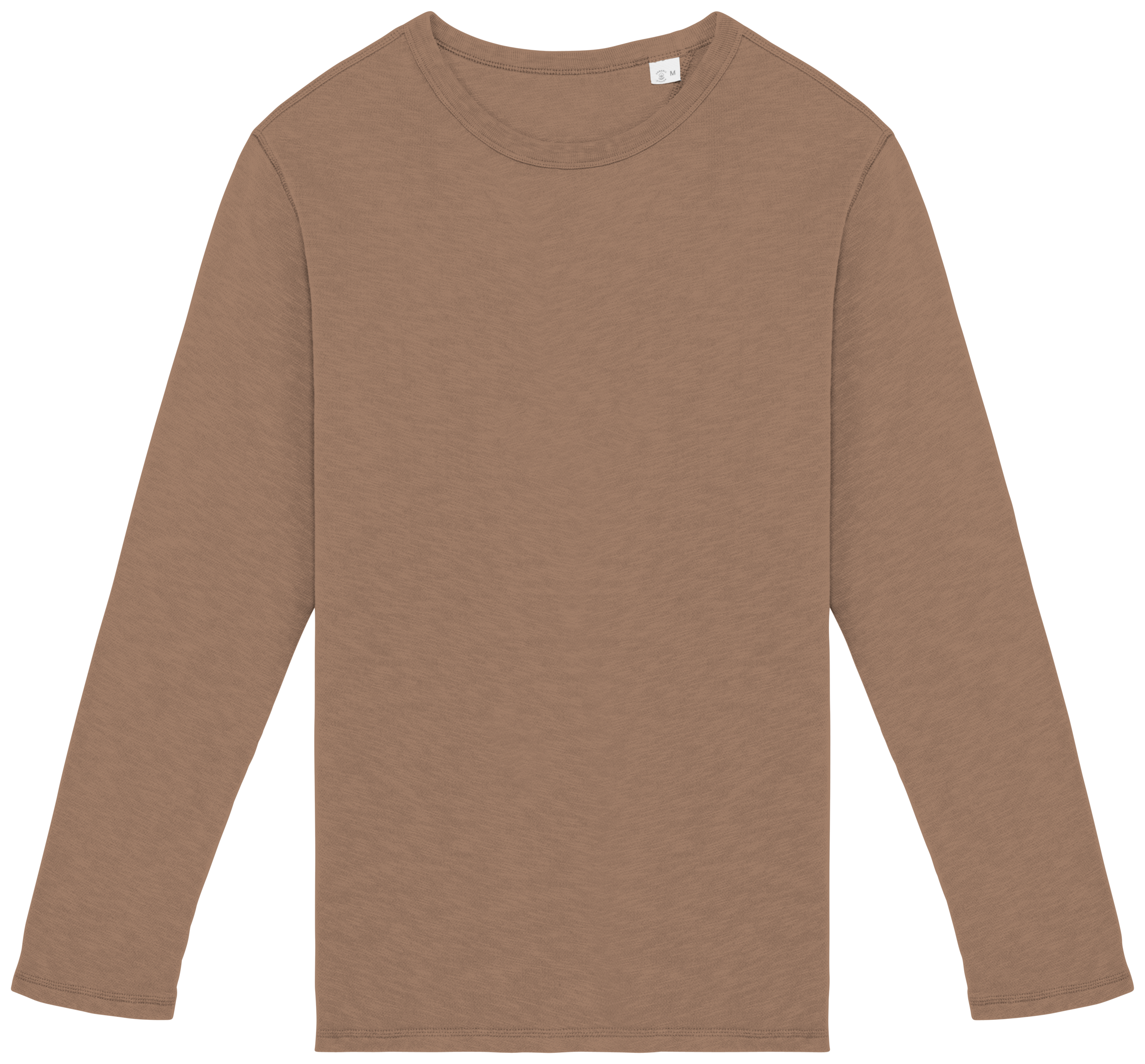 Felpa girocollo unisex ecosostenibile slavata French Terry