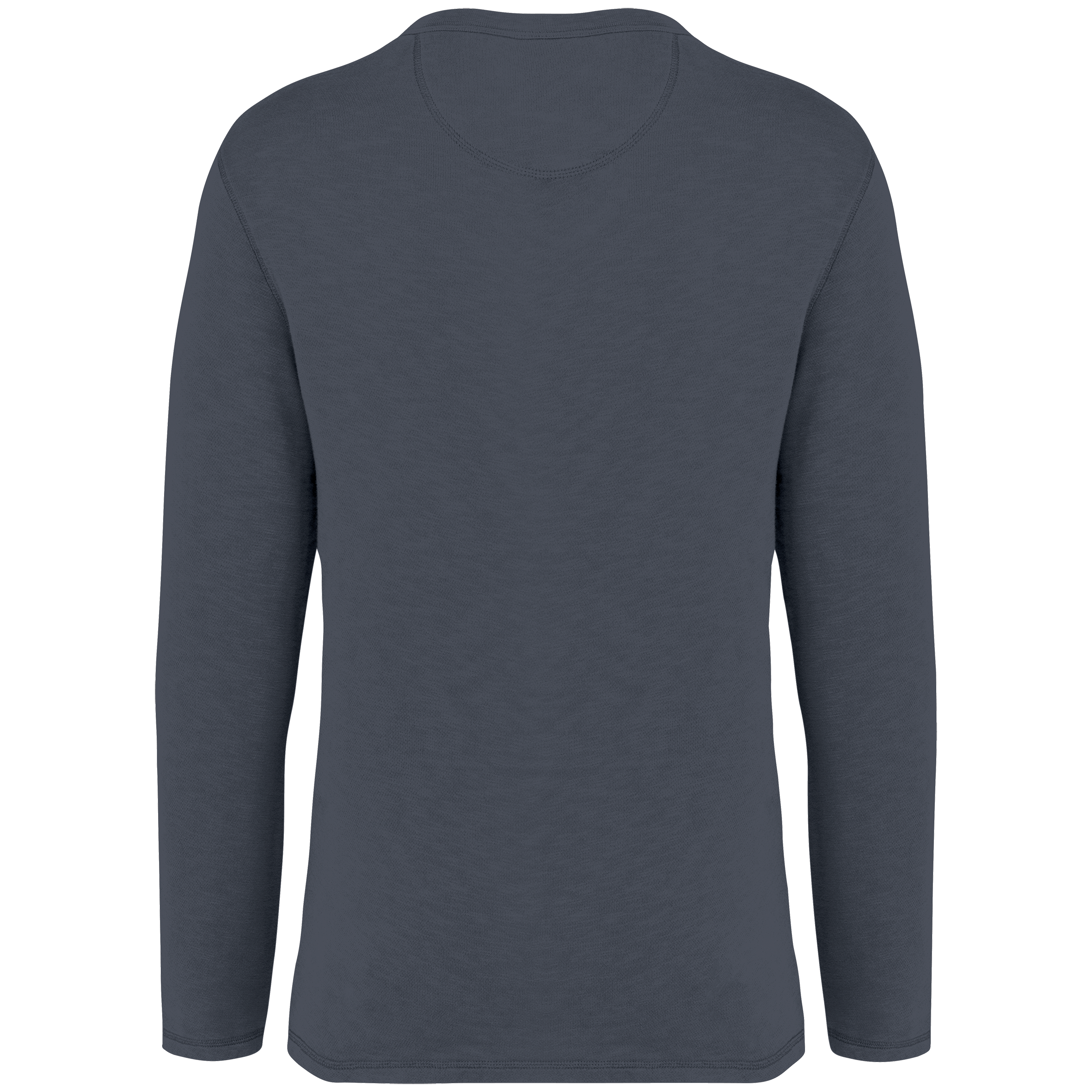 Sweatshirt eco-responsável decote redondo com aspecto lavado French Terry unissexo - Washed Slate