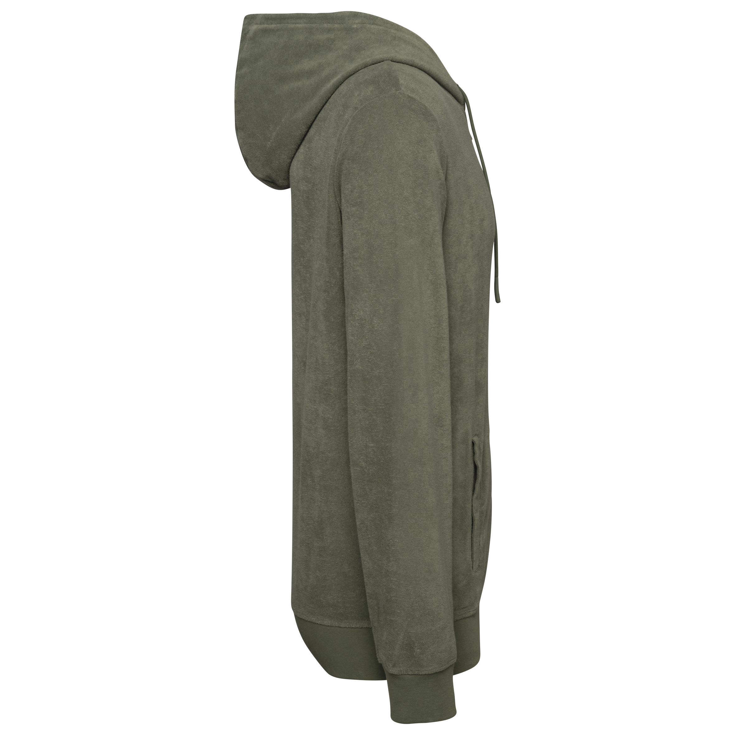 Sweat-shirt écoresponsable en éponge zippé à capuche homme - Image 15