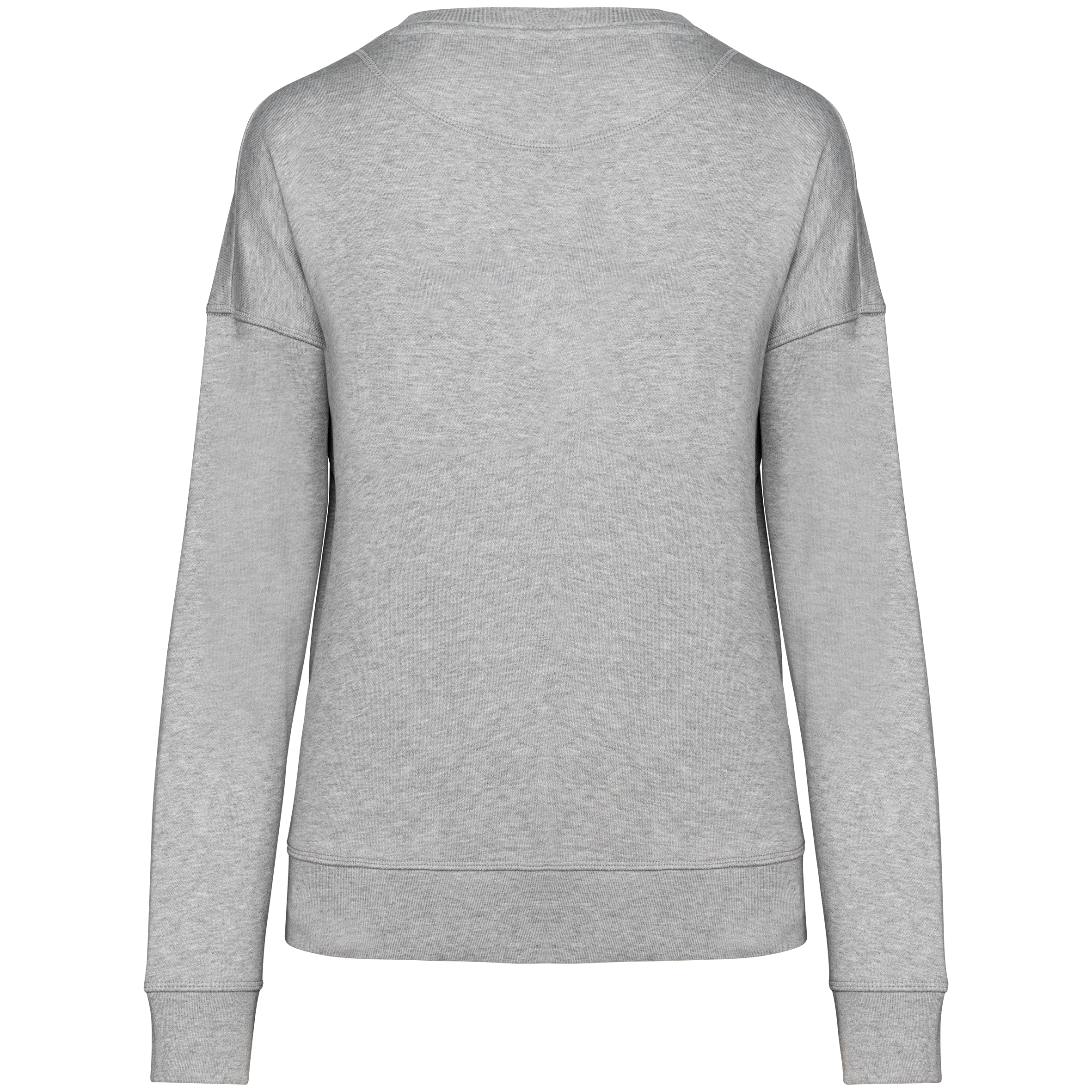 Sweatshirt eco-responsável com ombros descaídos de senhora - Moon Grey Heather