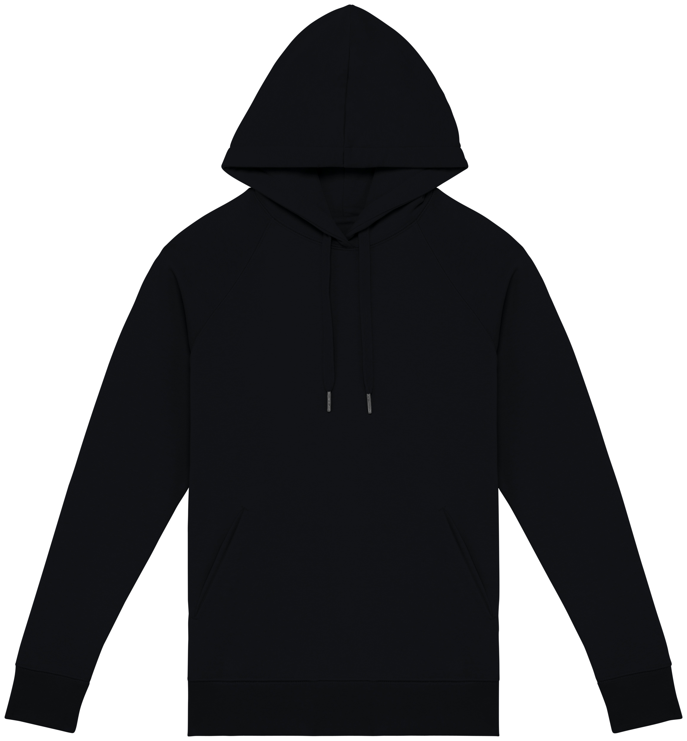 Felpa raglan donna con cappuccio ecosostenibile