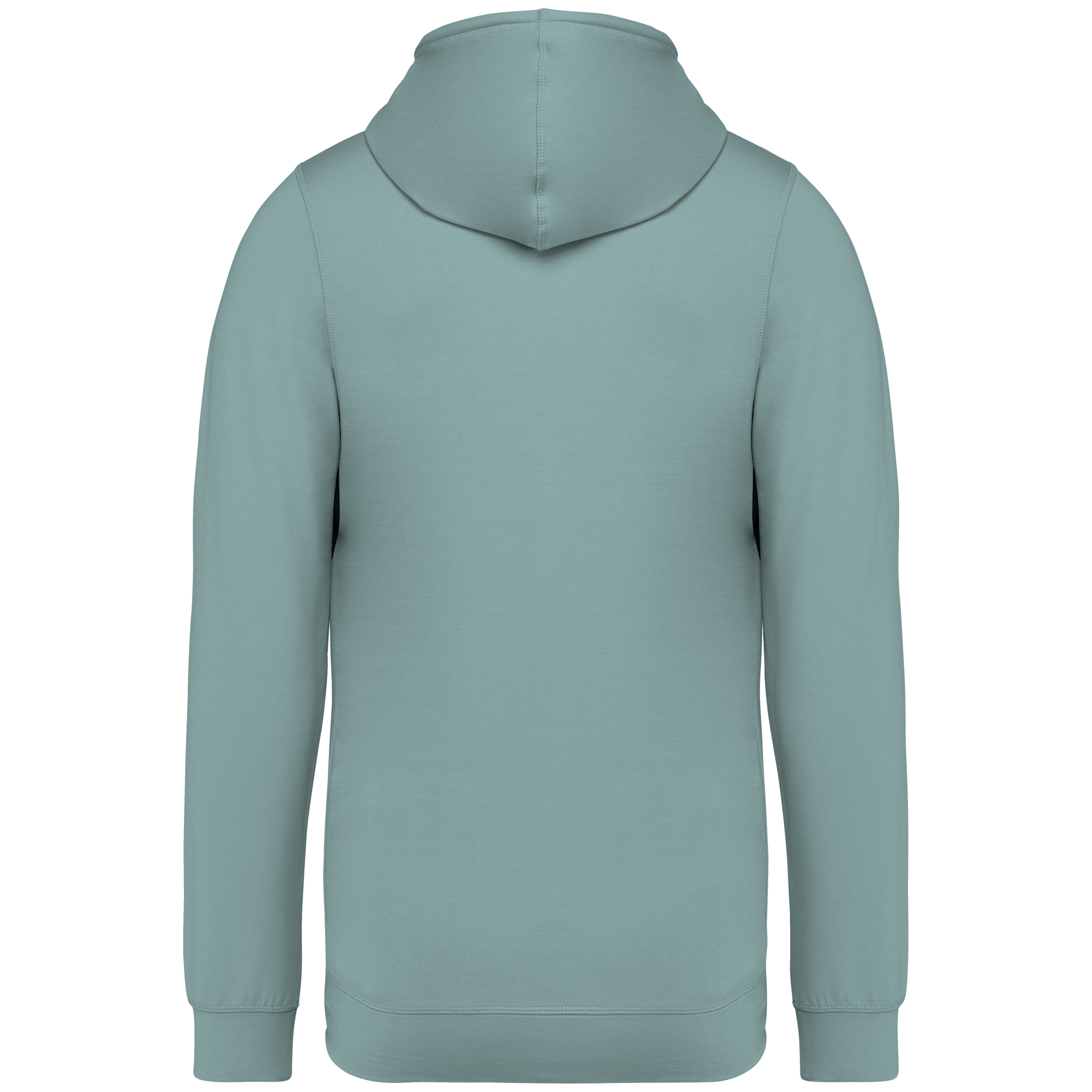Sweatshirt eco-responsável com fecho e capuz de homem - Jade Green