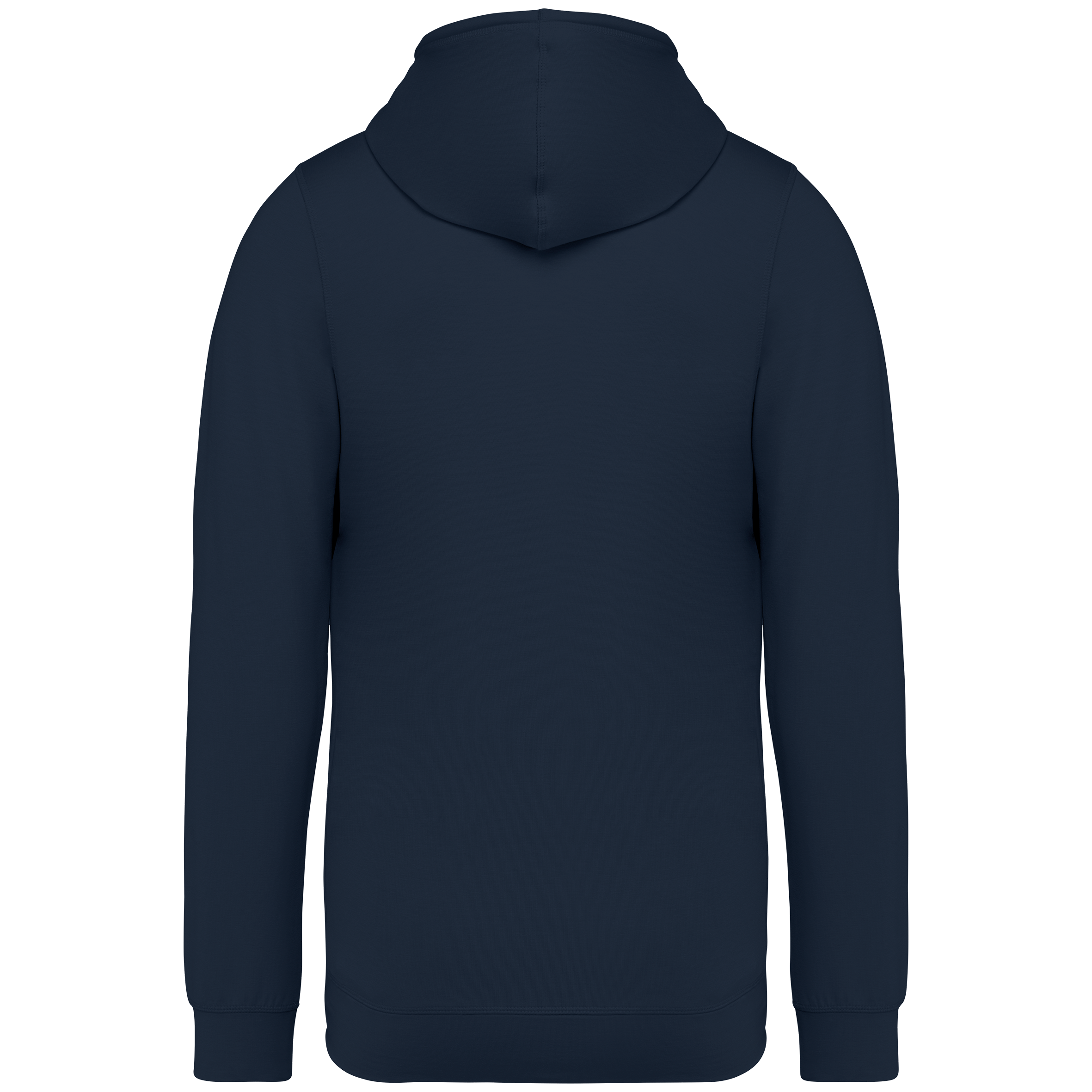 Sweatshirt eco-responsável com fecho e capuz de homem - Navy Blue