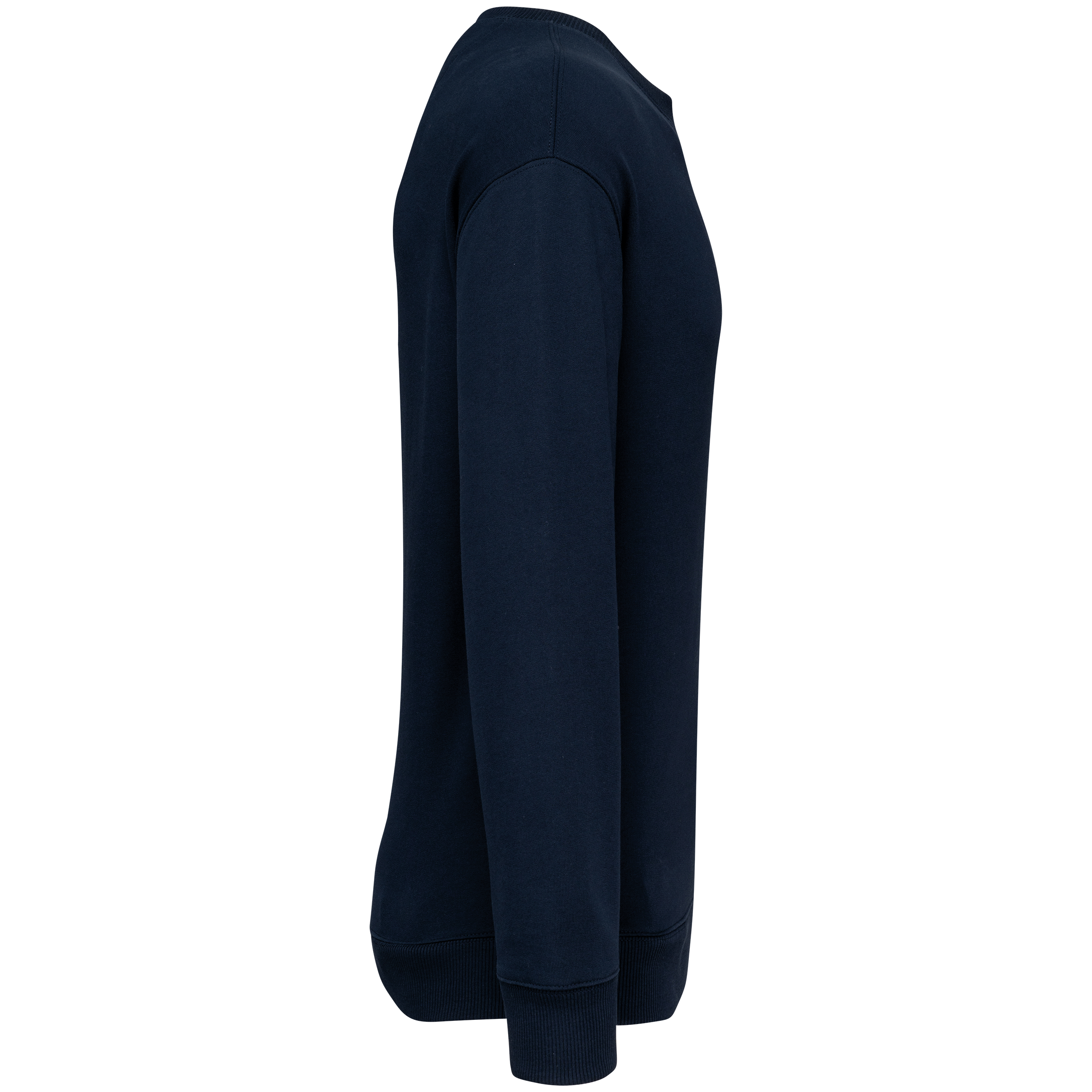 Sweat-shirt écoresponsable à col rond à épaules tombantes French Terry unisexe - Image 19