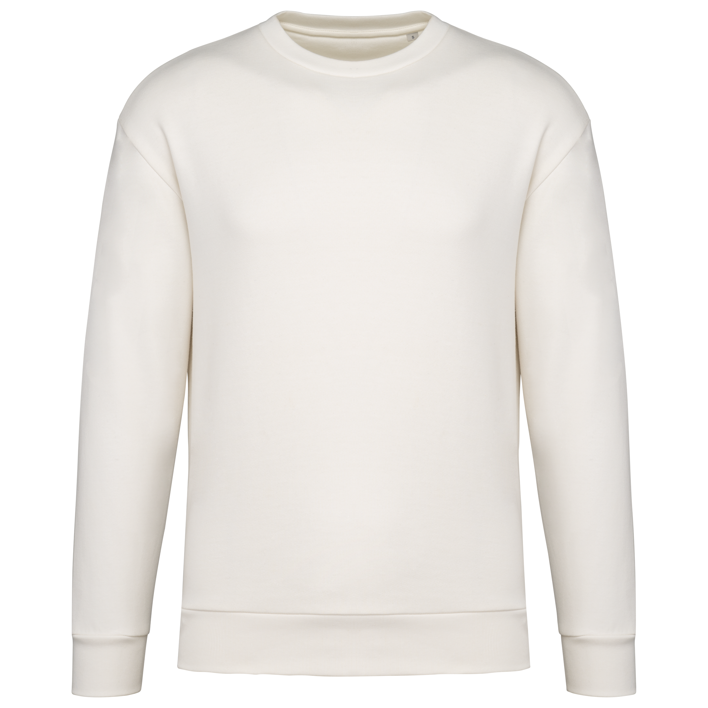 Sweat-shirt écoresponsable à col rond à épaules tombantes molleton gratté unisexe - Image 14