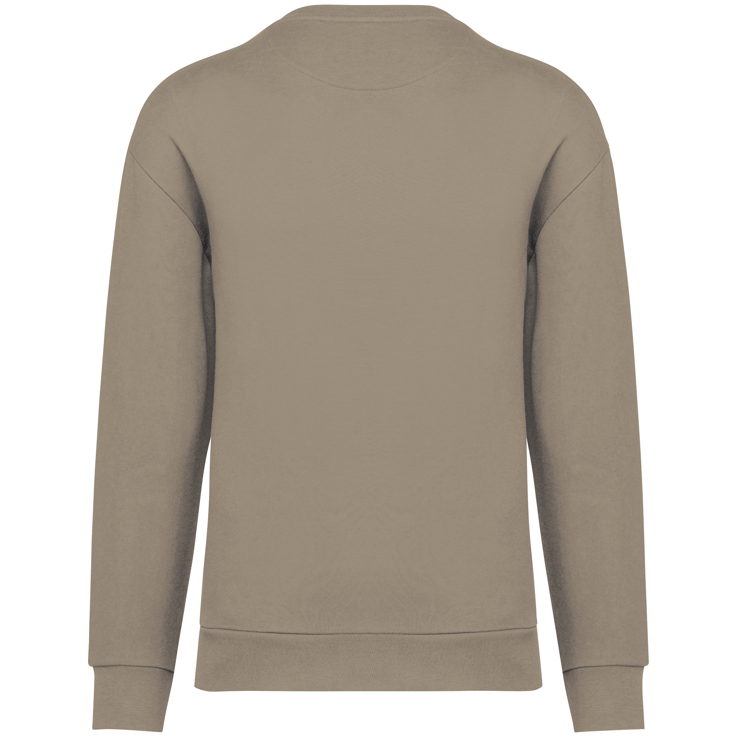 Sweat-shirt écoresponsable à col rond à épaules tombantes molleton gratté unisexe - Image 22