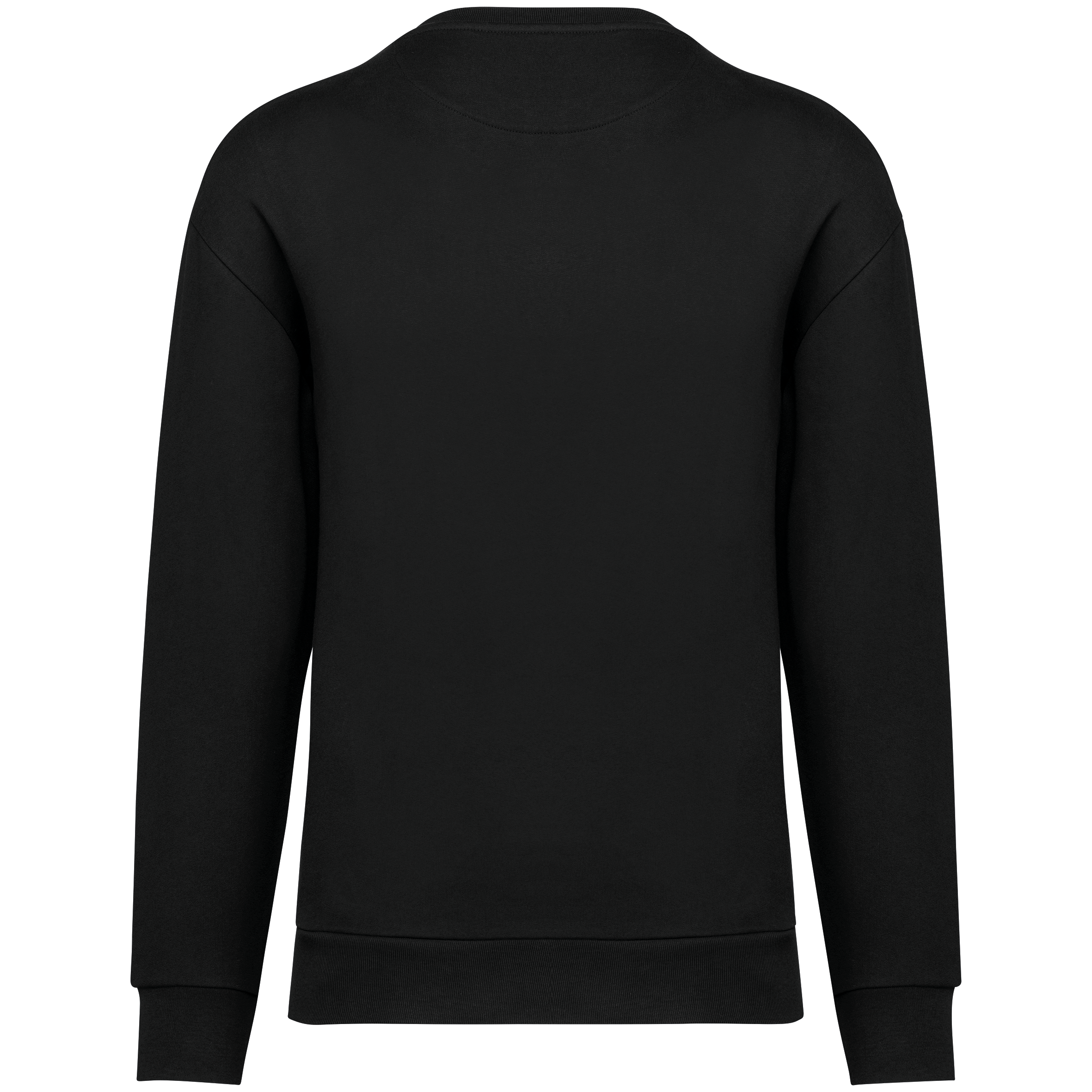 Sweat-shirt écoresponsable à col rond à épaules tombantes molleton gratté unisexe - Image 10