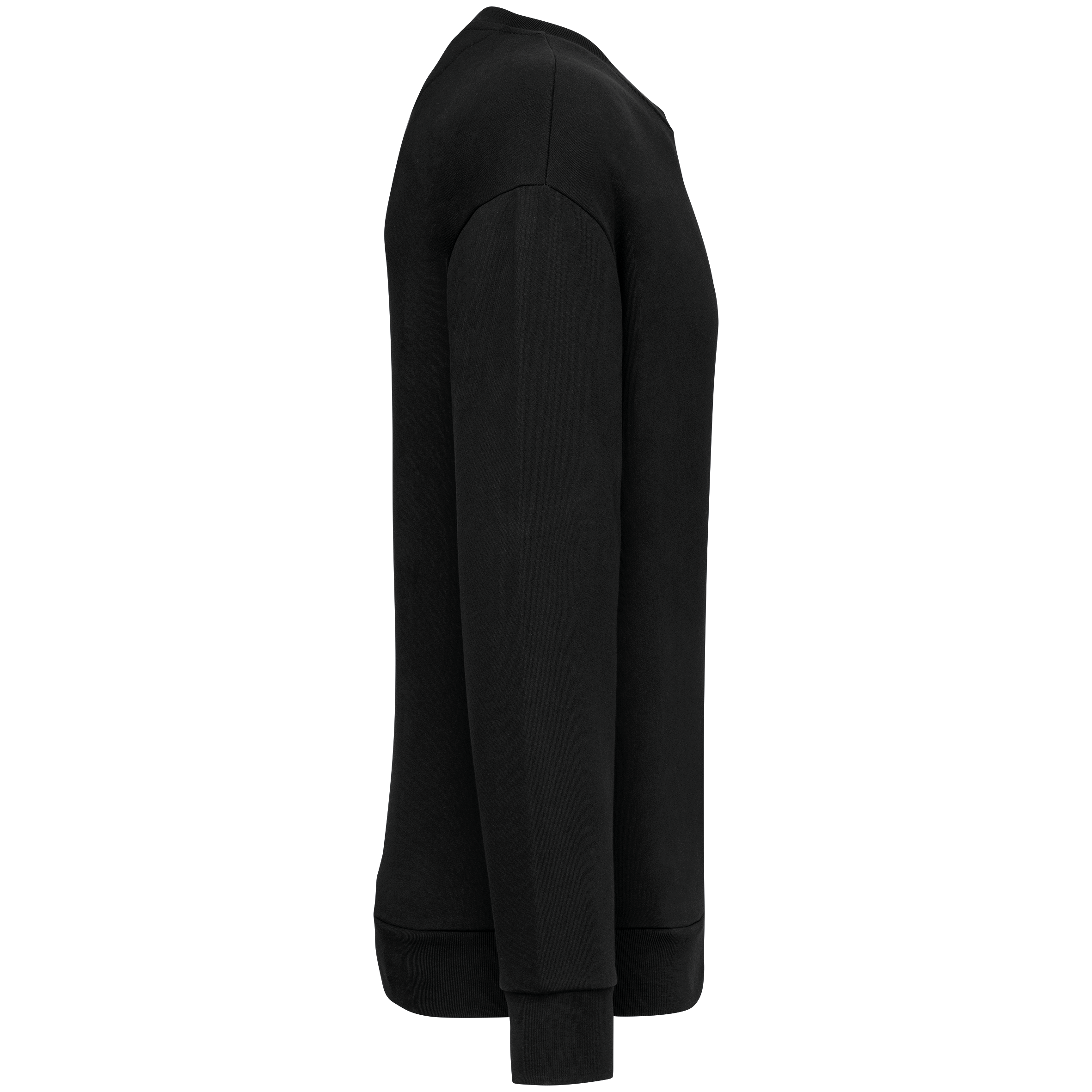 Sweat-shirt écoresponsable à col rond à épaules tombantes molleton gratté unisexe - Image 12