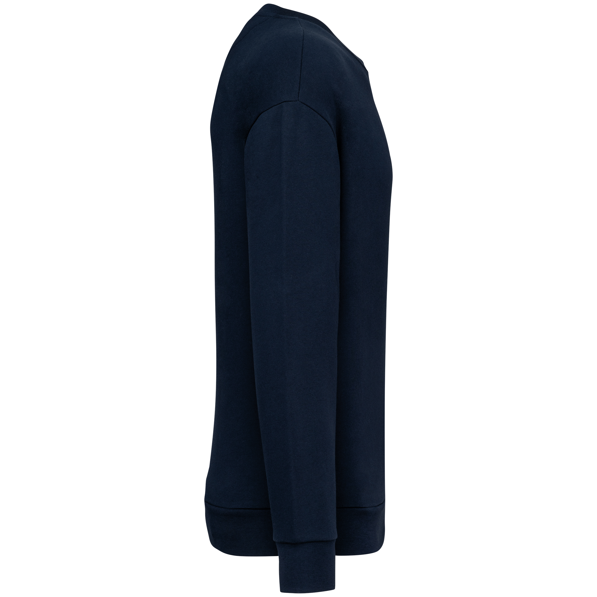 Sweat-shirt écoresponsable à col rond à épaules tombantes molleton gratté unisexe - Image 18