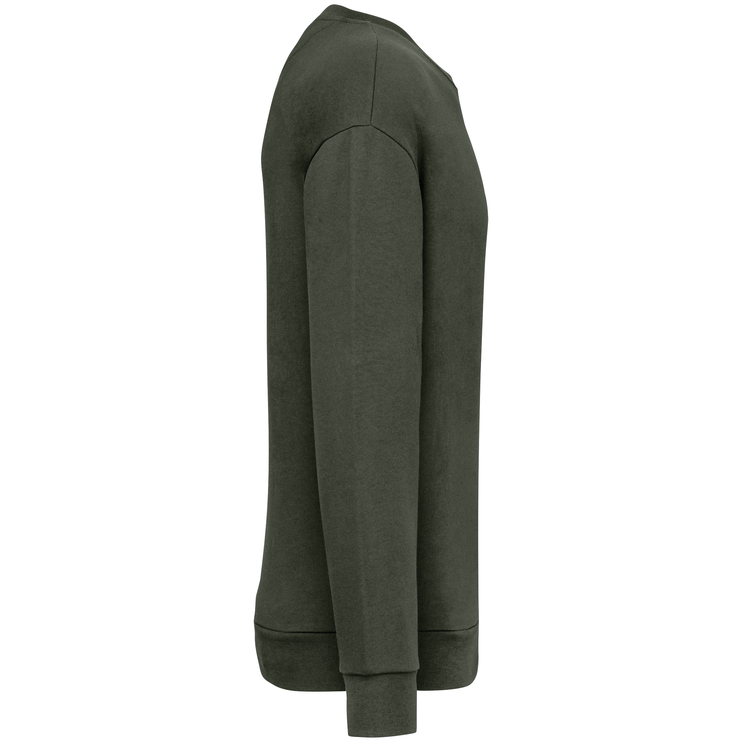 Sweat-shirt écoresponsable à col rond à épaules tombantes molleton gratté unisexe - Image 21