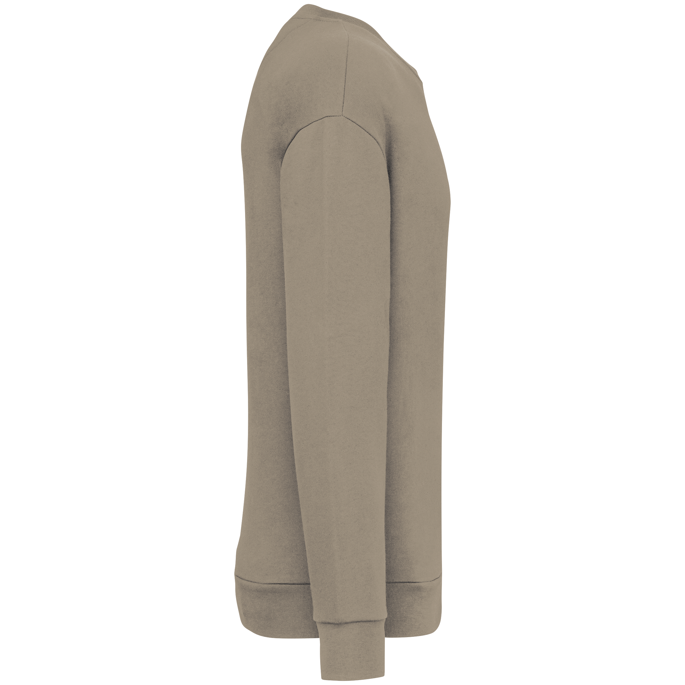 Sweat-shirt écoresponsable à col rond à épaules tombantes molleton gratté unisexe - Image 24