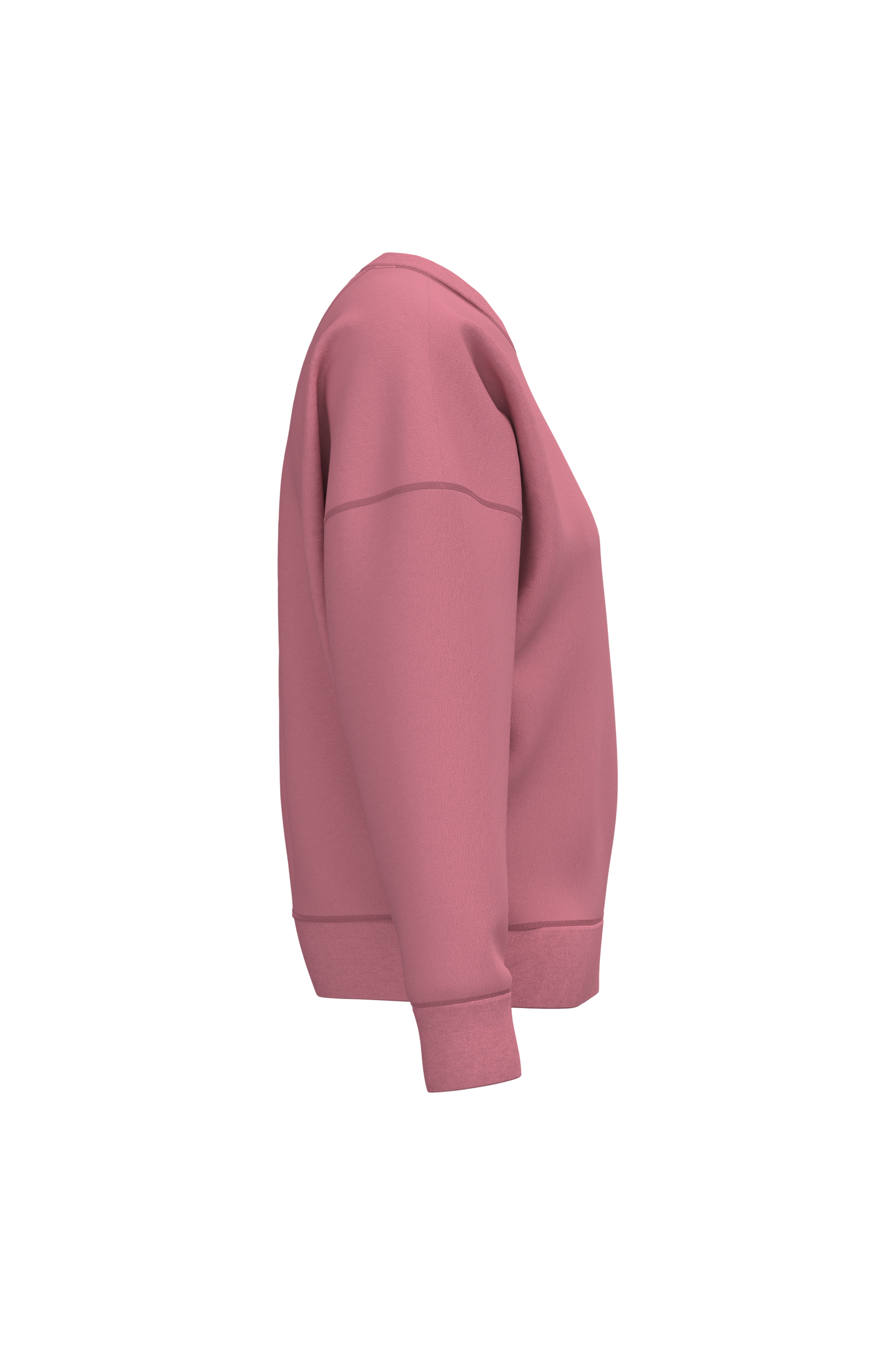 Sweat-shirt écoresponsable à col rond à épaules tombantes femme - Image 10