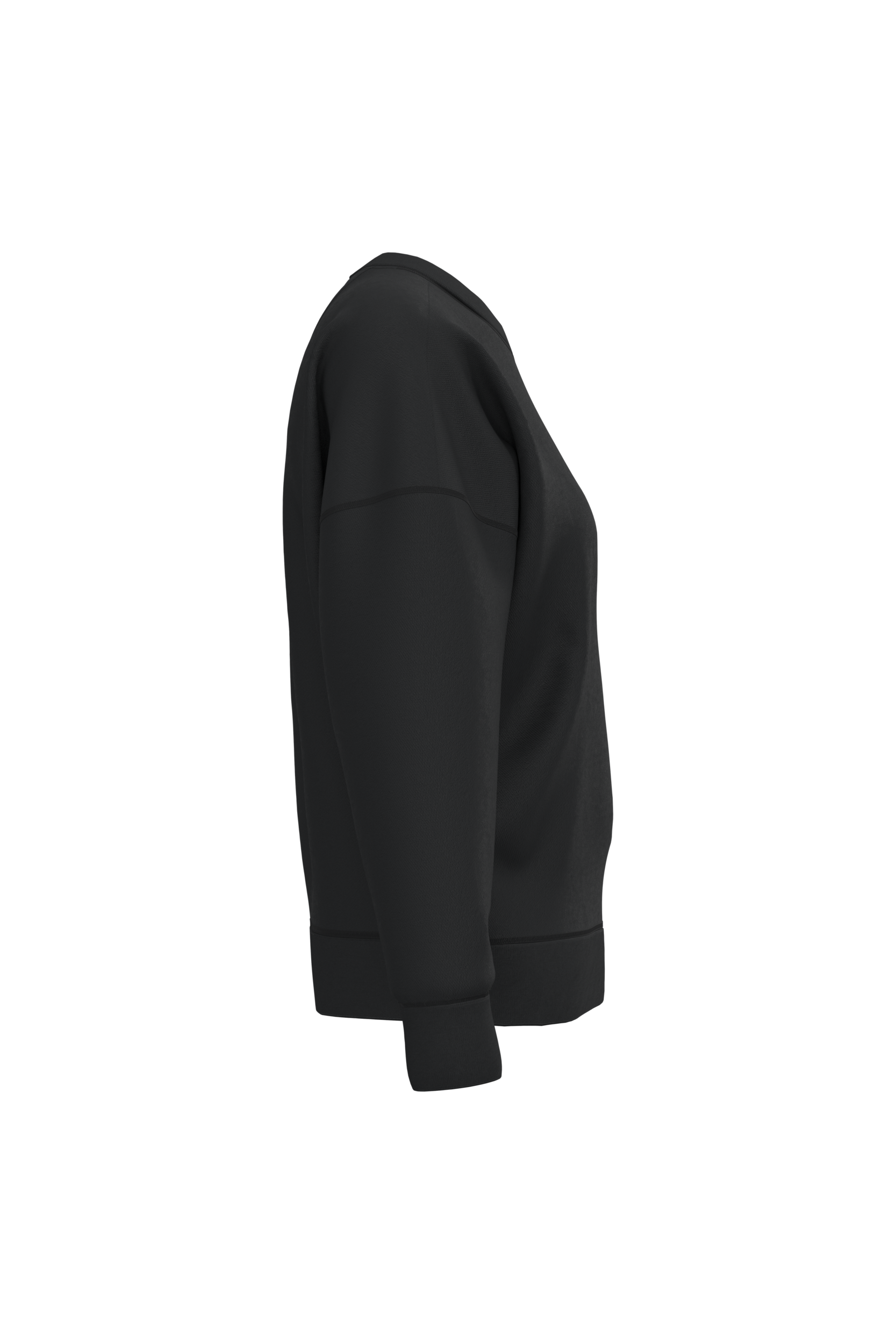 Sweat-shirt écoresponsable à col rond à épaules tombantes femme - Image 13