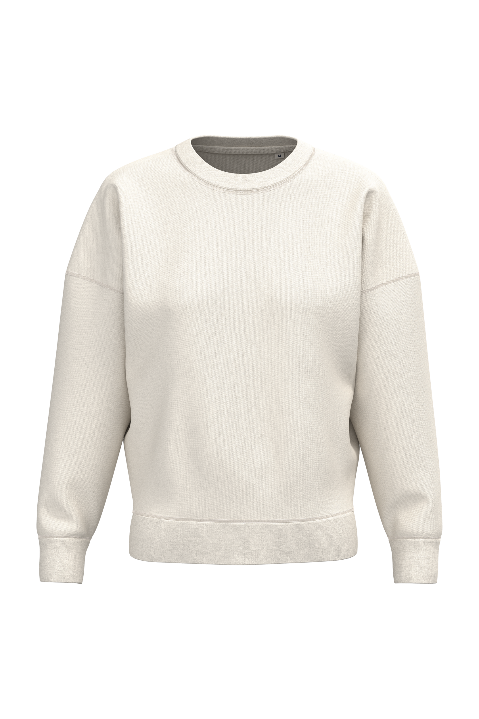 Sweat-shirt écoresponsable à col rond à épaules tombantes femme - Image 15