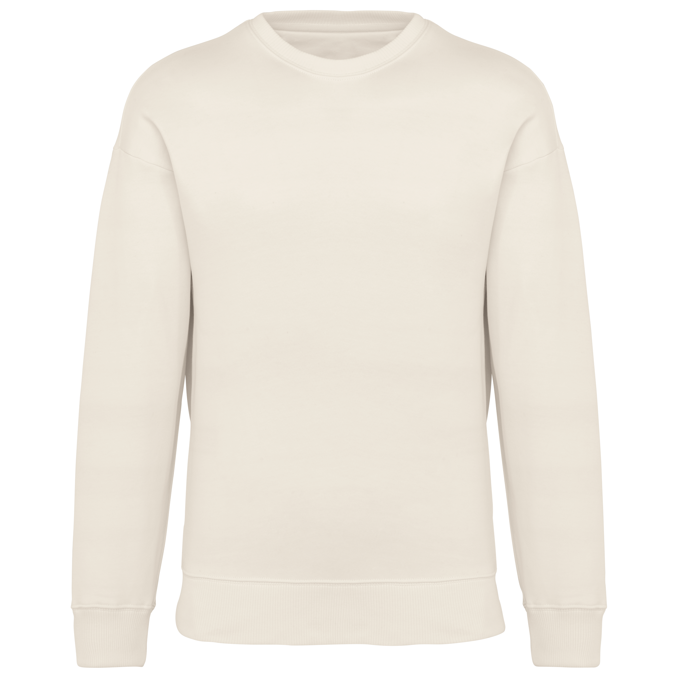 Sweat-shirt écoresponsable à col rond oversize unisexe - Image 13