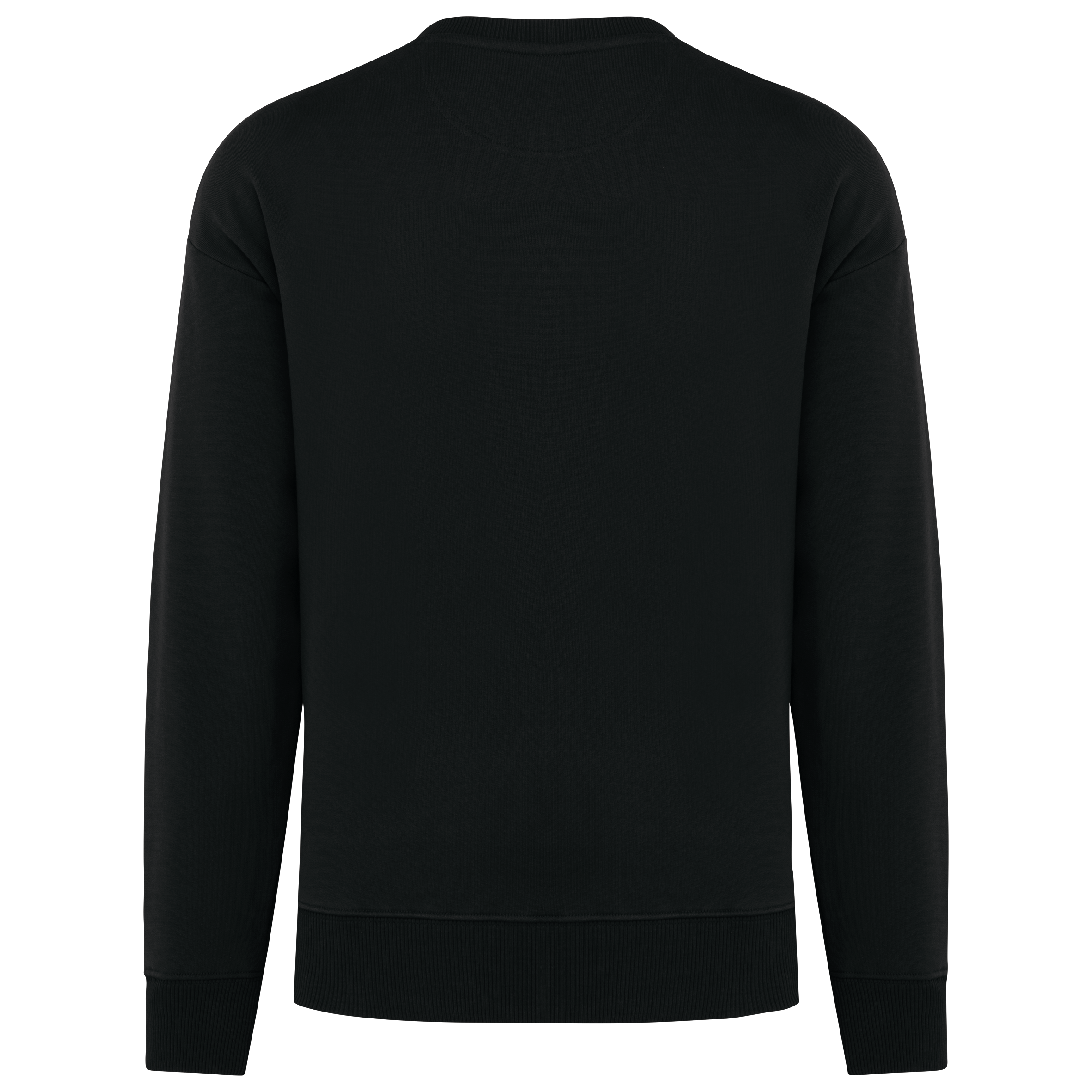 Sweat-shirt écoresponsable à col rond oversize unisexe - Image 9