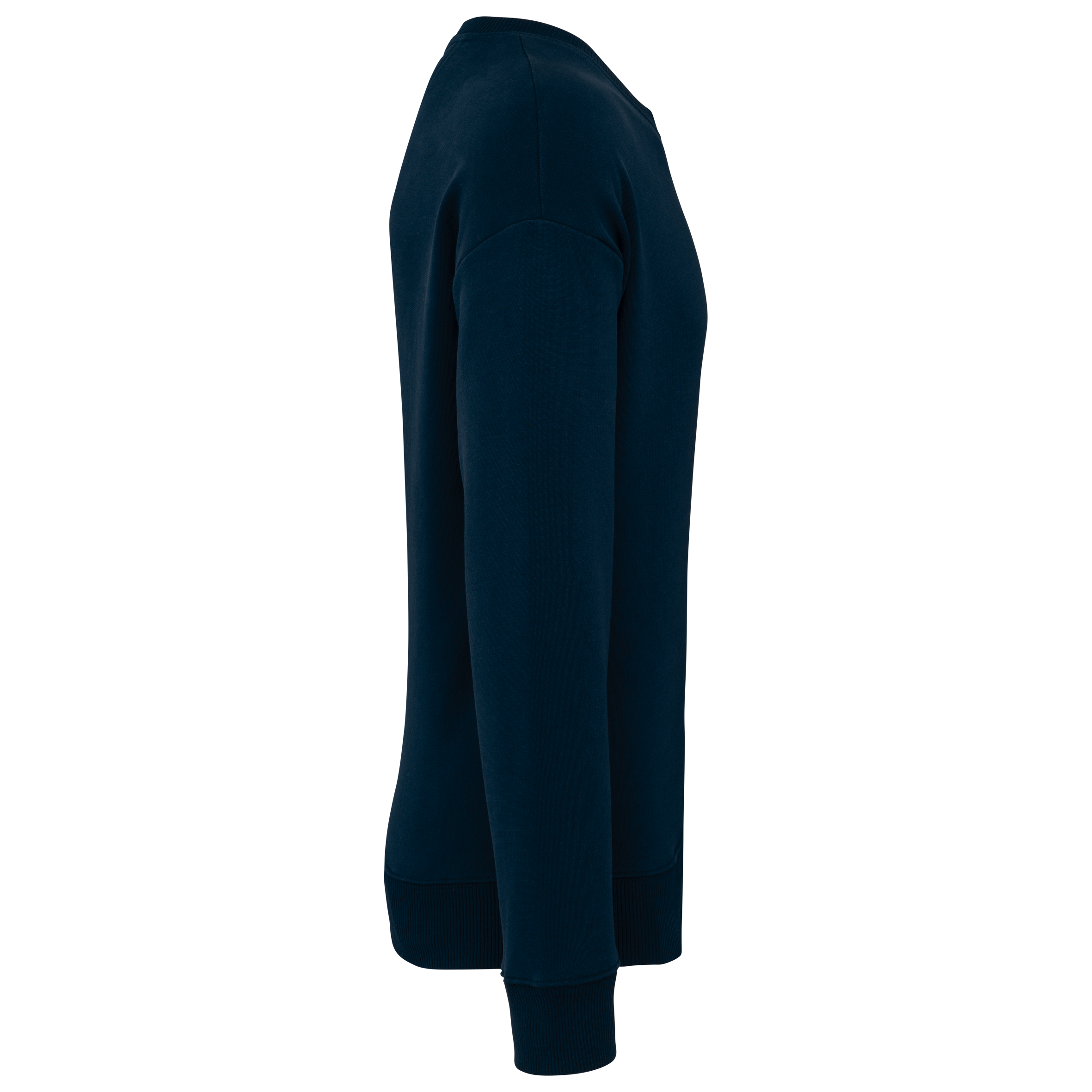 Sweat-shirt écoresponsable à col rond oversize unisexe - Image 17