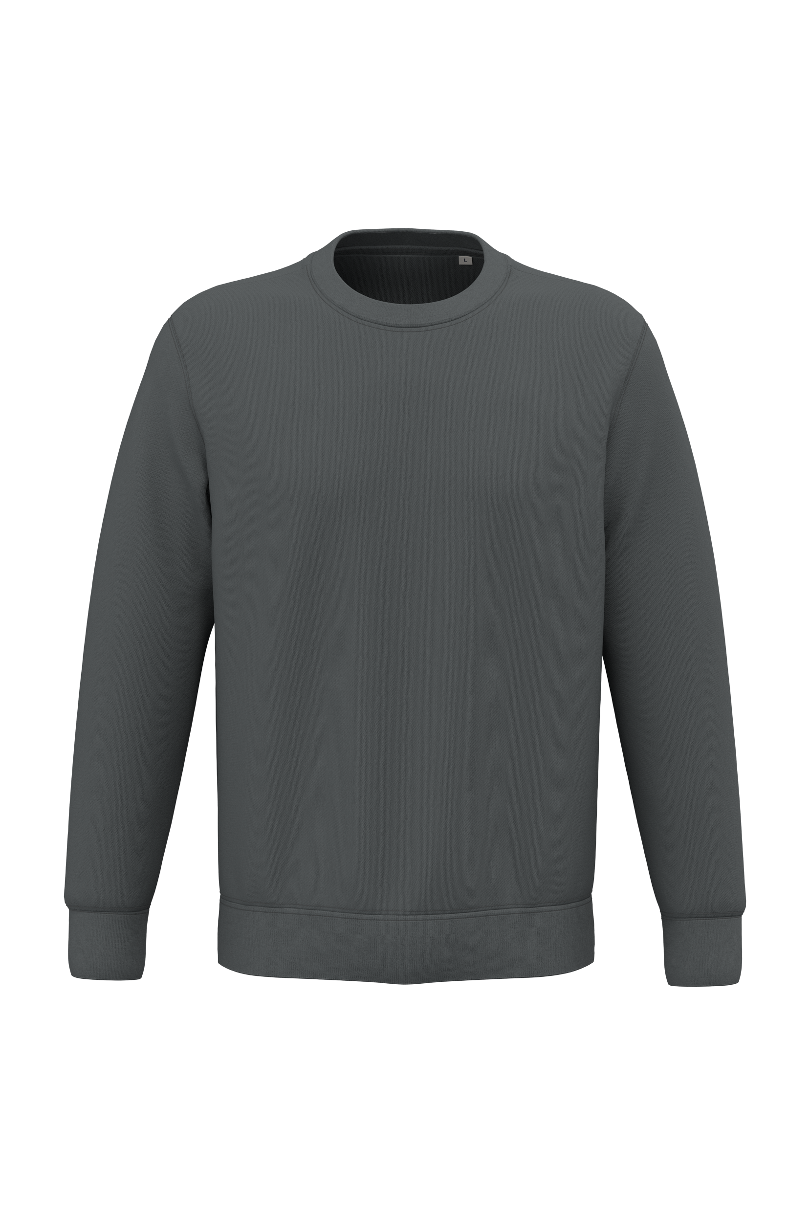 Native Spirit Unisex round neck sweatshirt in grey, style NS443
