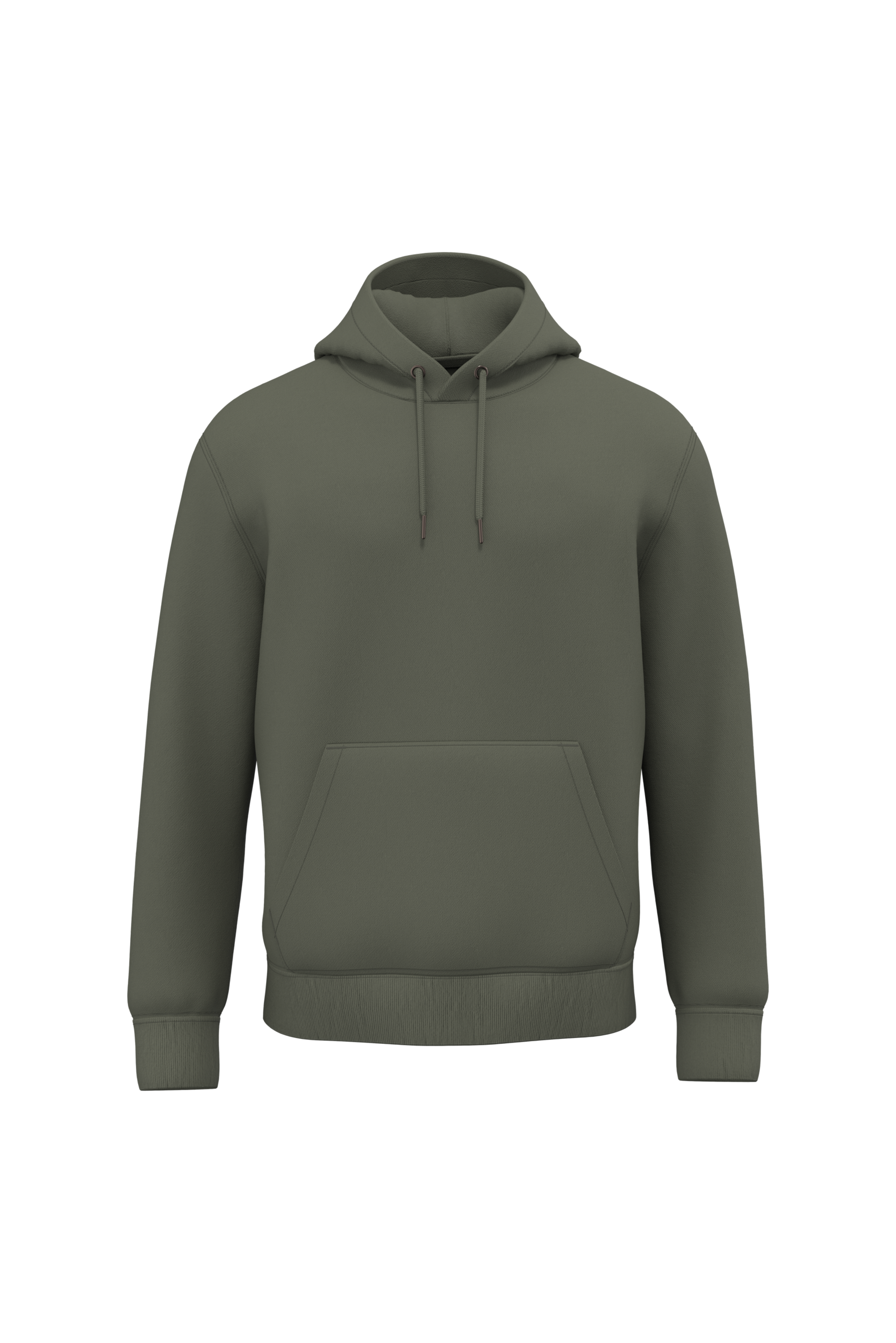Native Spirit Unisex hooded sweatshirt in khaki & olive, style NS444