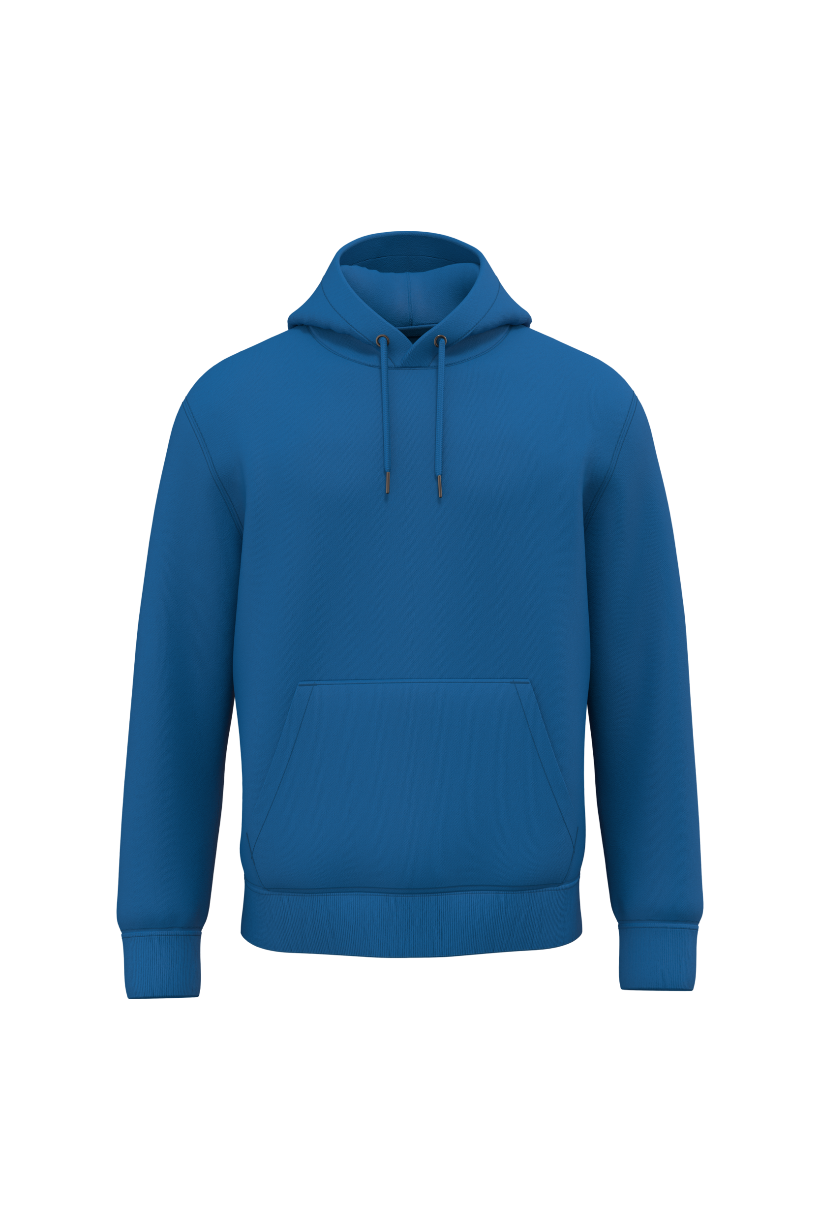 Native Spirit Unisex hooded sweatshirt in blue, style NS444