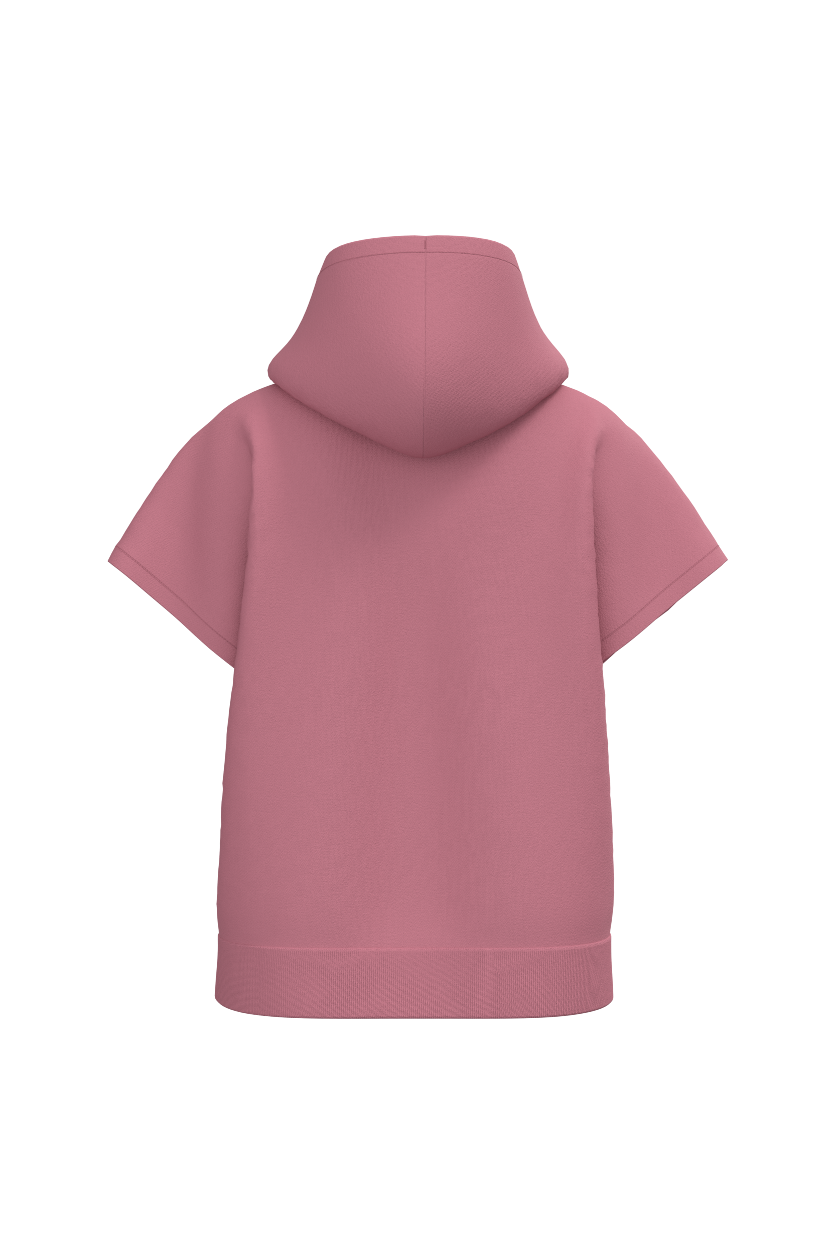 Sweat-shirt écoresponsable à capuche oversize sans manches French Terry femme - Image 9