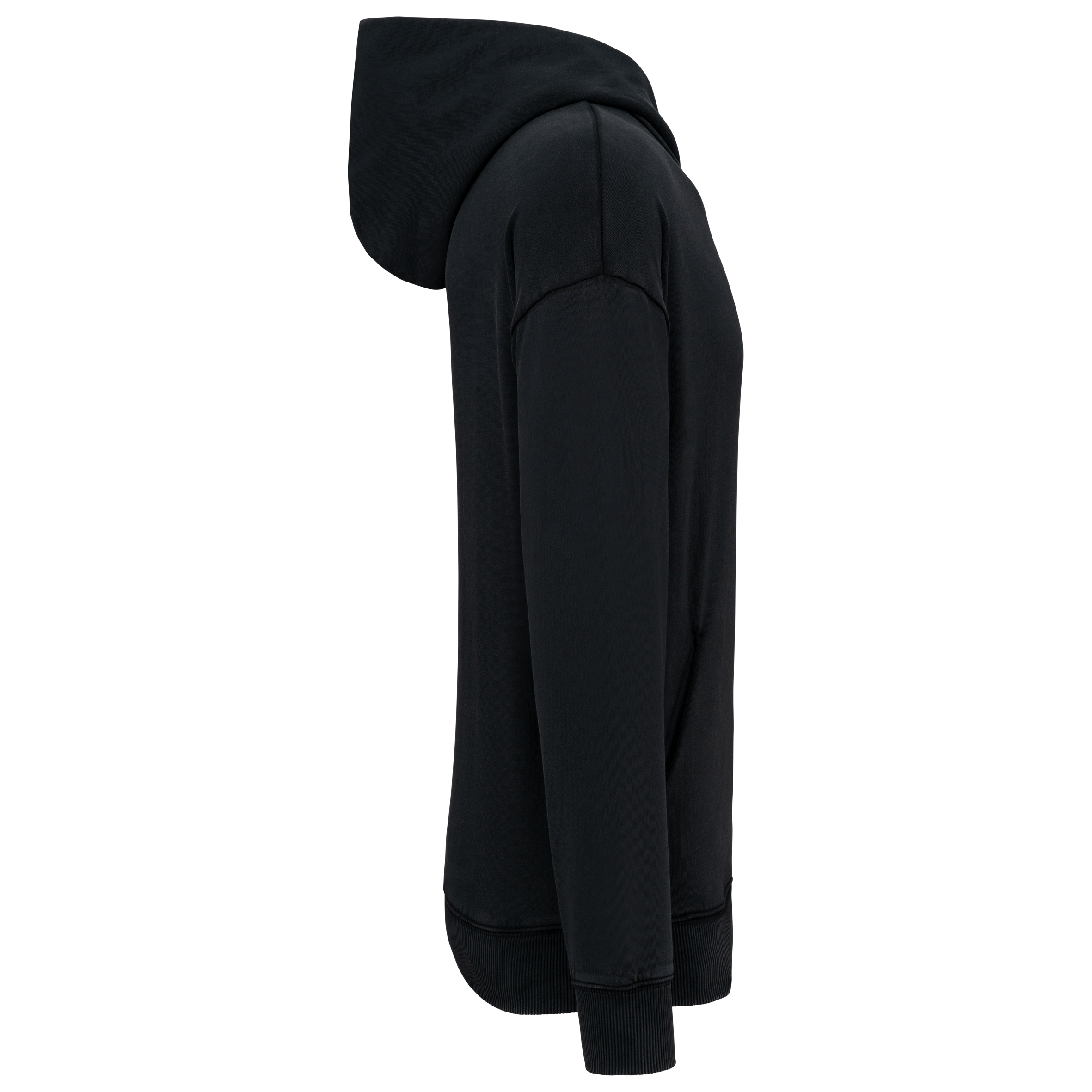 Sweat-shirt écoresponsable à capuche délavé oversize unisexe - Image 11