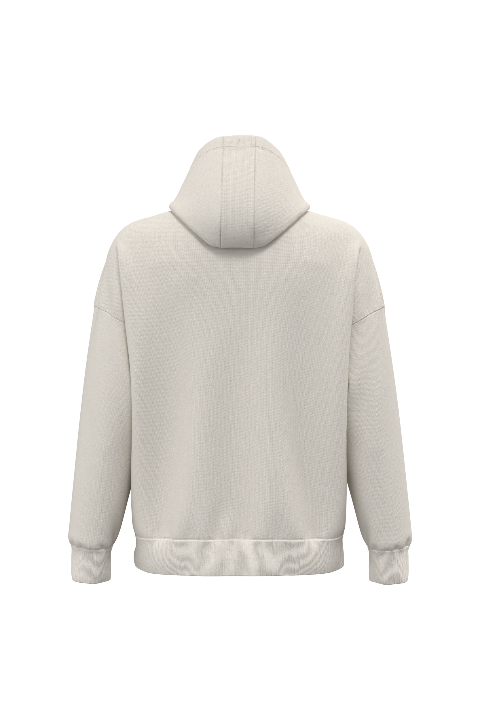 Sweat-shirt écoresponsable à capuche oversize unisexe — Ivory