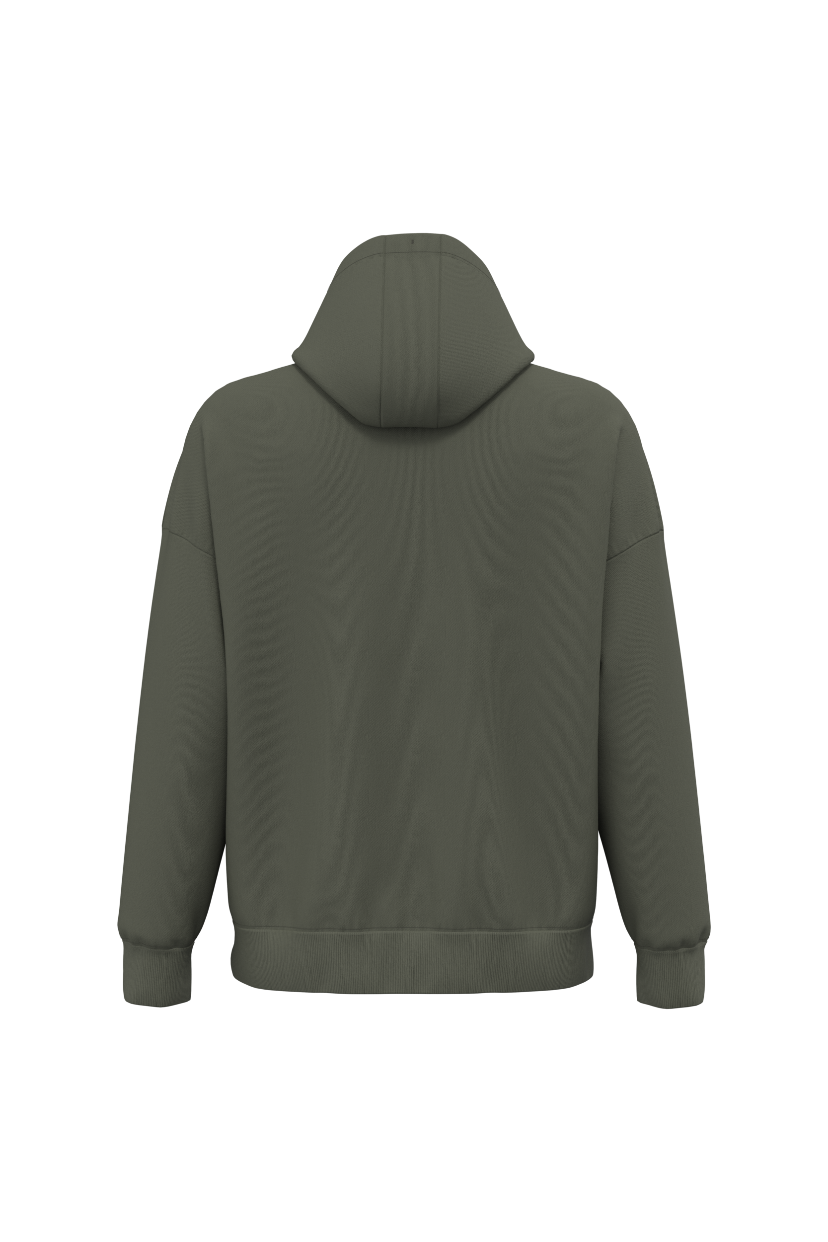 Sweat-shirt écoresponsable à capuche oversize unisexe — Organic Khaki