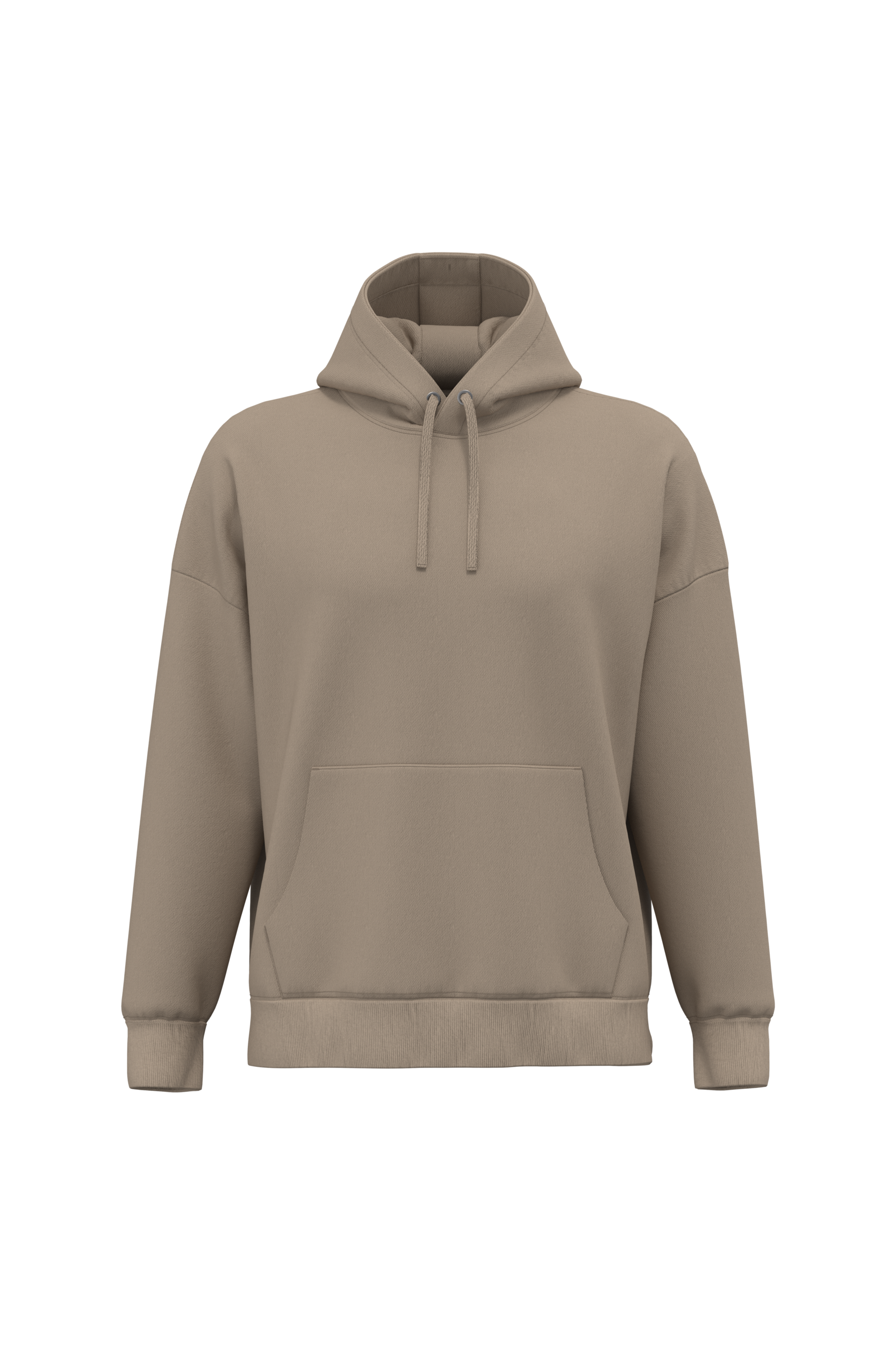 Sweat-shirt écoresponsable à capuche oversize unisexe — Wet Sand