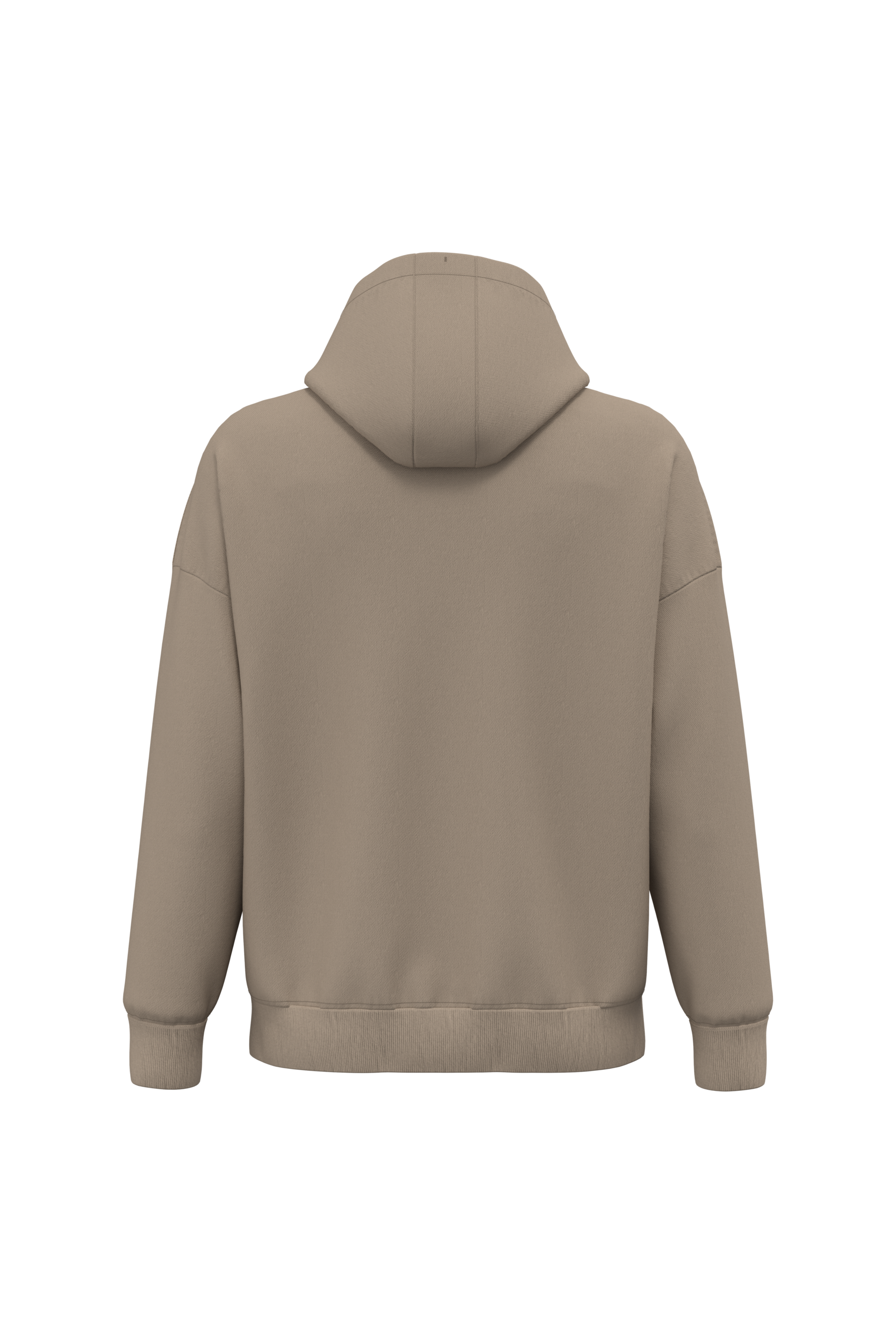 Sudadera sostenible con cremallera y capucha oversize unisex