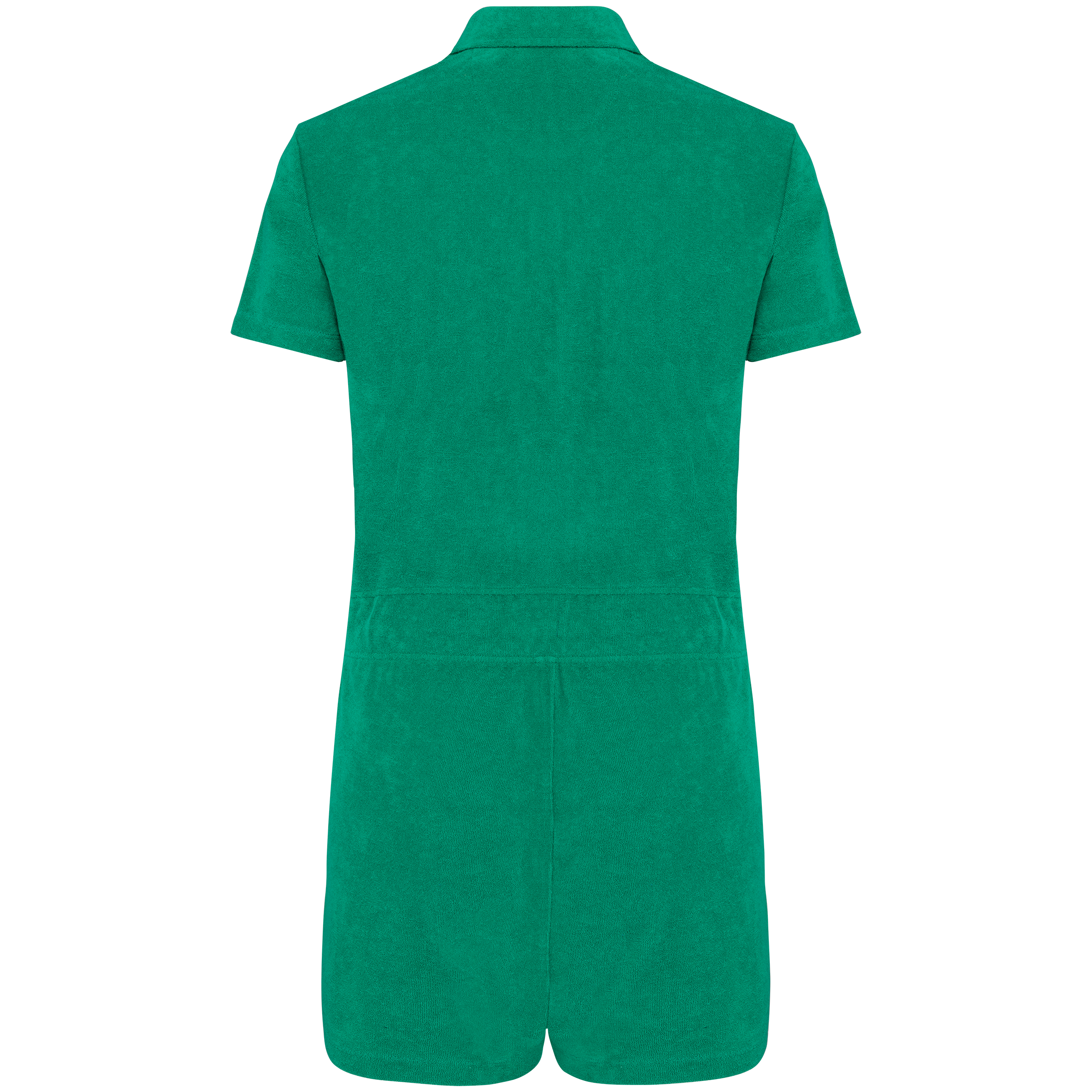 Macacão eco-responsável em malha turca de senhora - Malachite Green