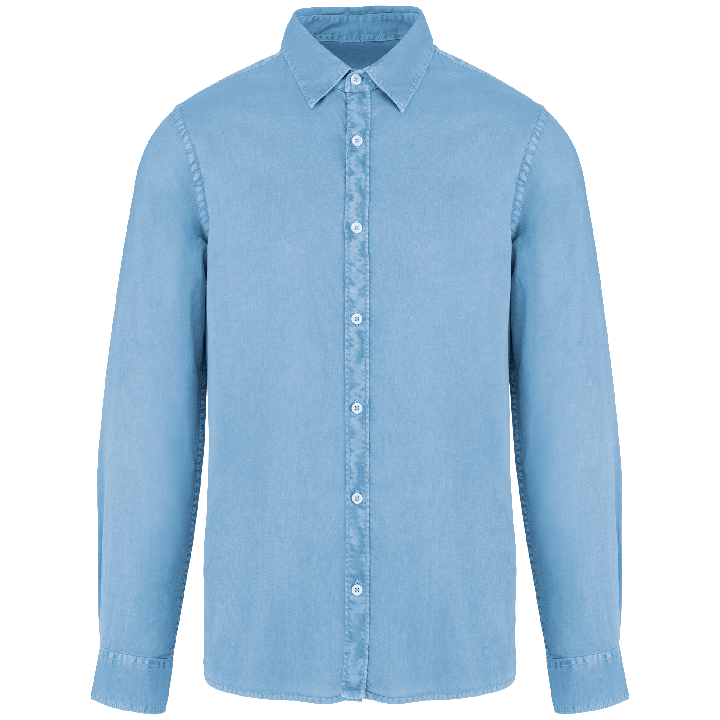 Chemise écoresponsable délavée homme - Image 12