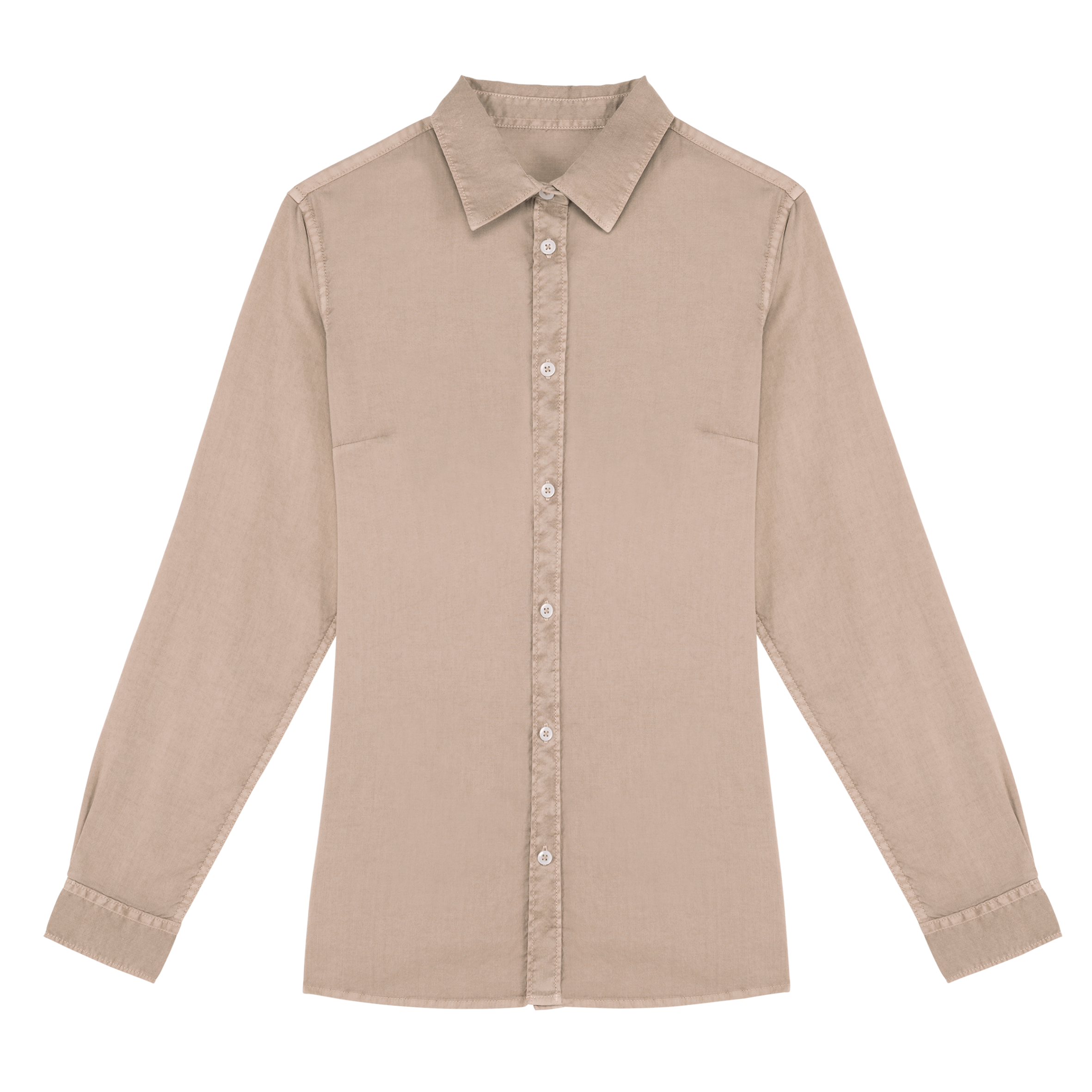 Camicia donna ecosostenibile slavata vintage look