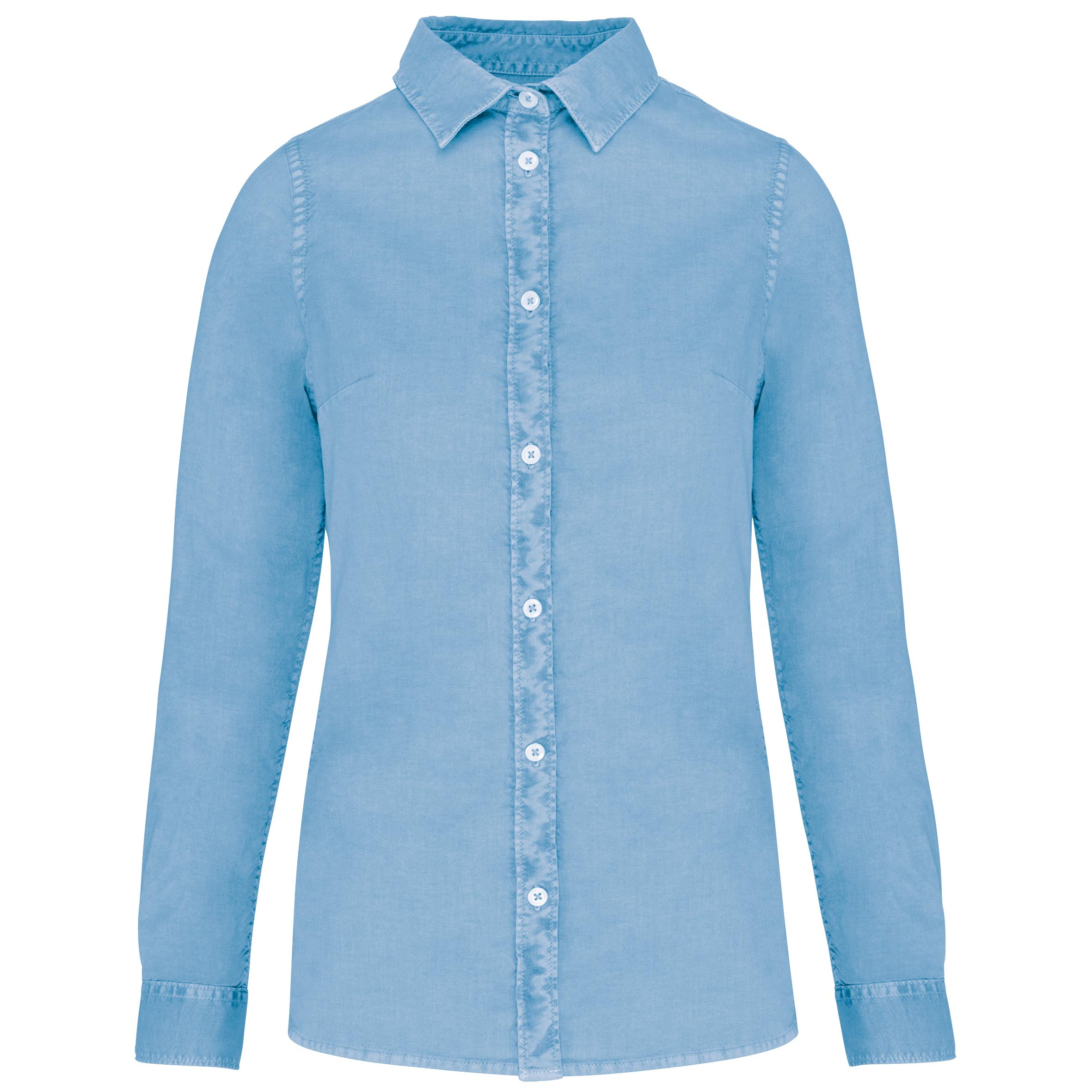 Chemise écoresponsable délavée femme - Image 18