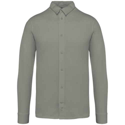 Native Spirit Men's jersey shirt in green, style NS510