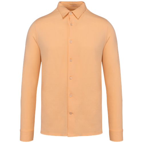 Native Spirit Men's jersey shirt in orange, style NS510