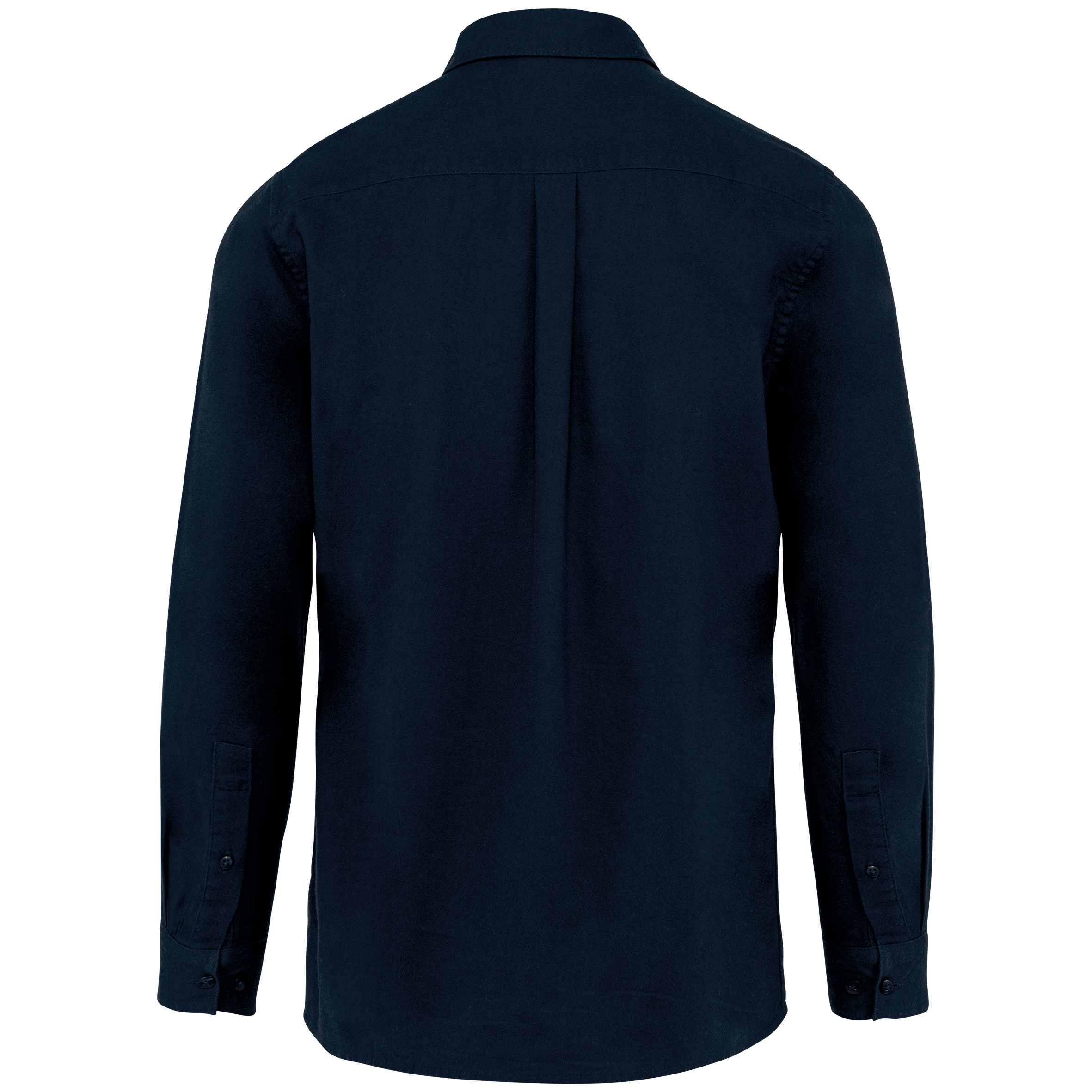 Camisa eco-responsável em flanela de homem - Navy Blue