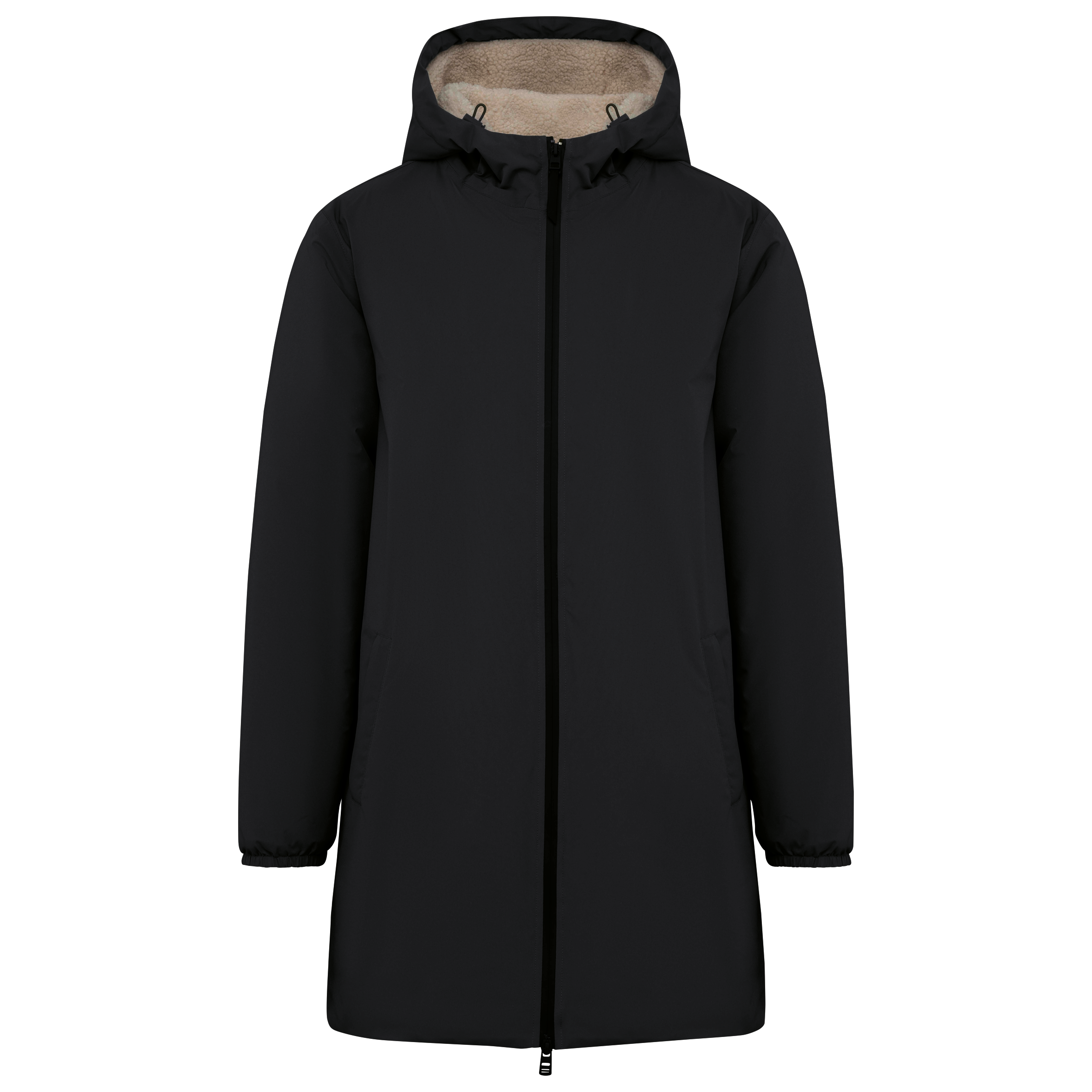 Veste écoresponsable imperméable doublée en sherpa unisexe - Image 11