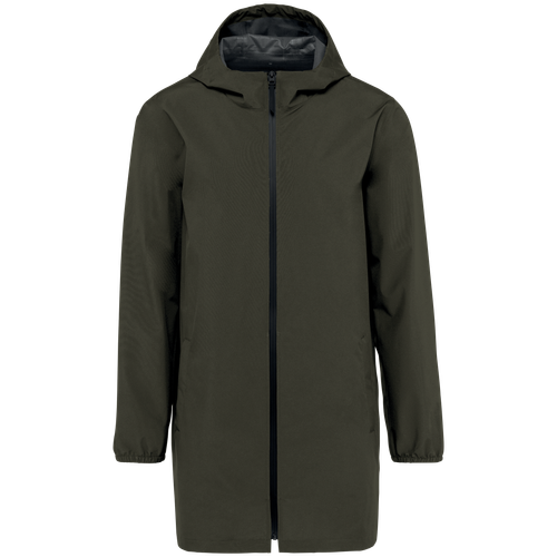Native Spirit Unisex waterproof jacket in khaki & olive, style NS615