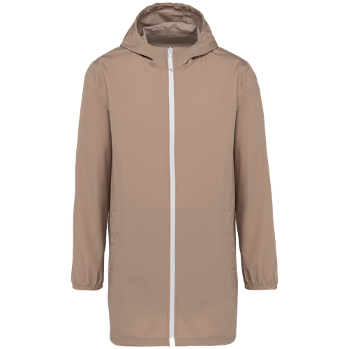 Native Spirit Unisex waterproof jacket in beige & natural, style NS615