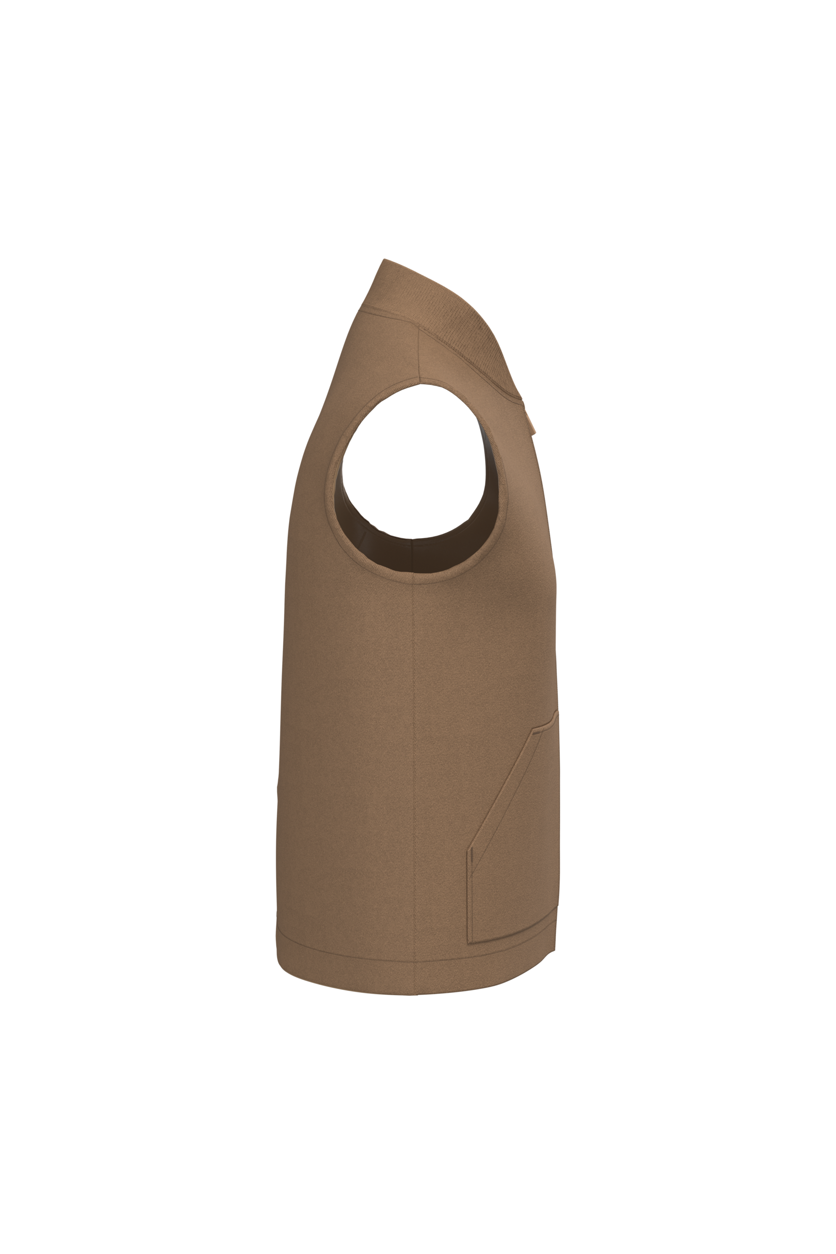 Bodywarmer rembourré en sergé écoresponsable à col teddy - Image 17