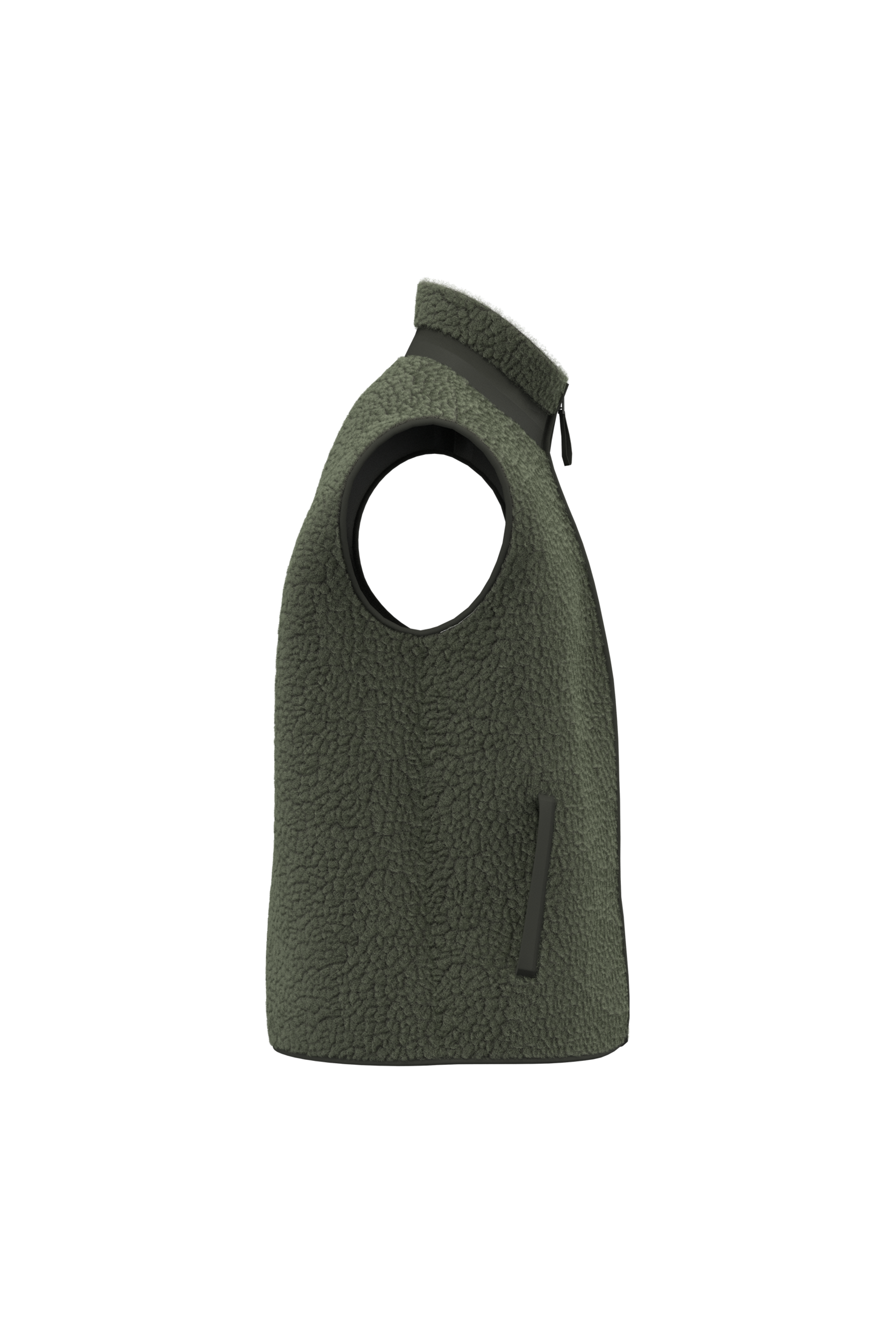 Chaleco ecorresponsable de sherpa unisex