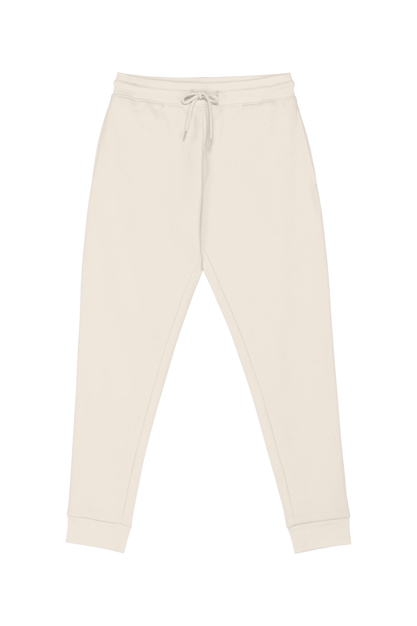 Calças de jogging eco-responsáveis de homem — Branco Frente