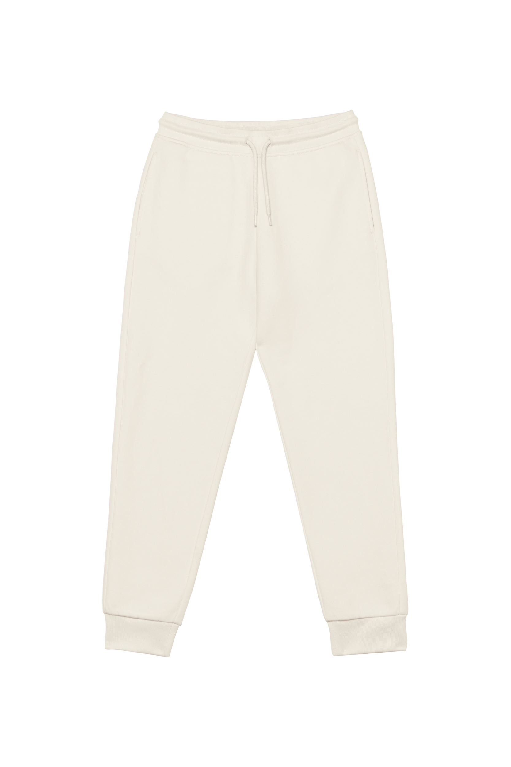 Calças de jogging eco-responsáveis de criança — Branco Frente