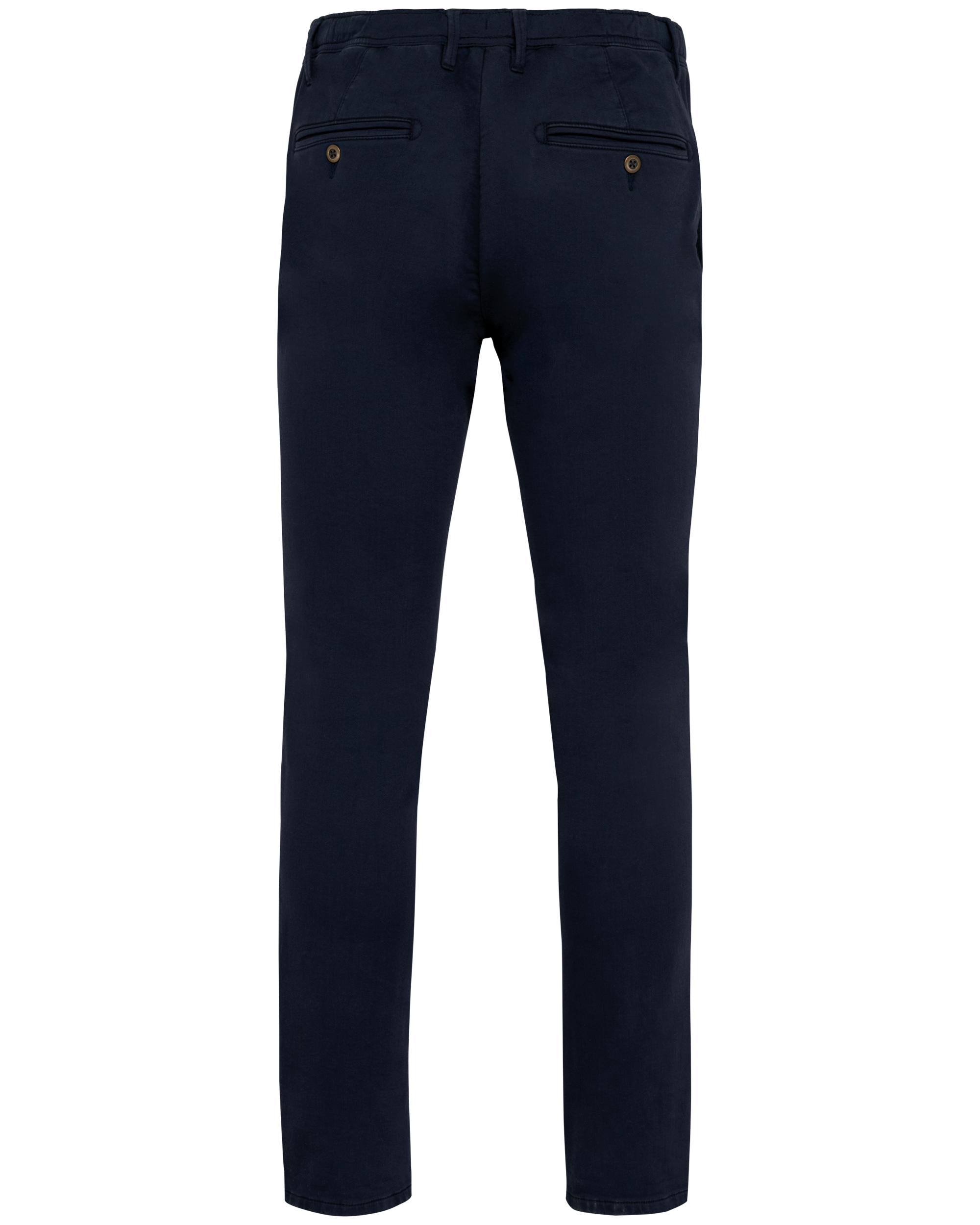 Calças chino French Terry de homem - Washed Navy Blue