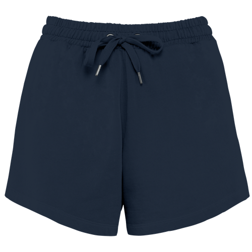 Native Spirit Women's French Terry shorts in navy, style NS715