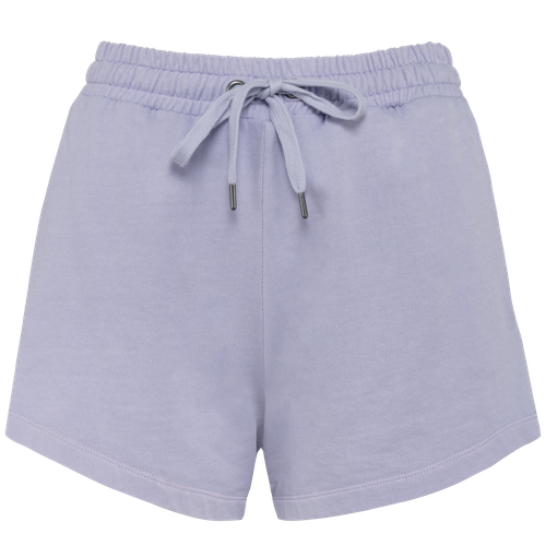 Native Spirit Women's French Terry shorts in purple, style NS715
