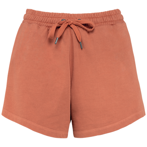 Native Spirit Women's French Terry shorts in pink, style NS715